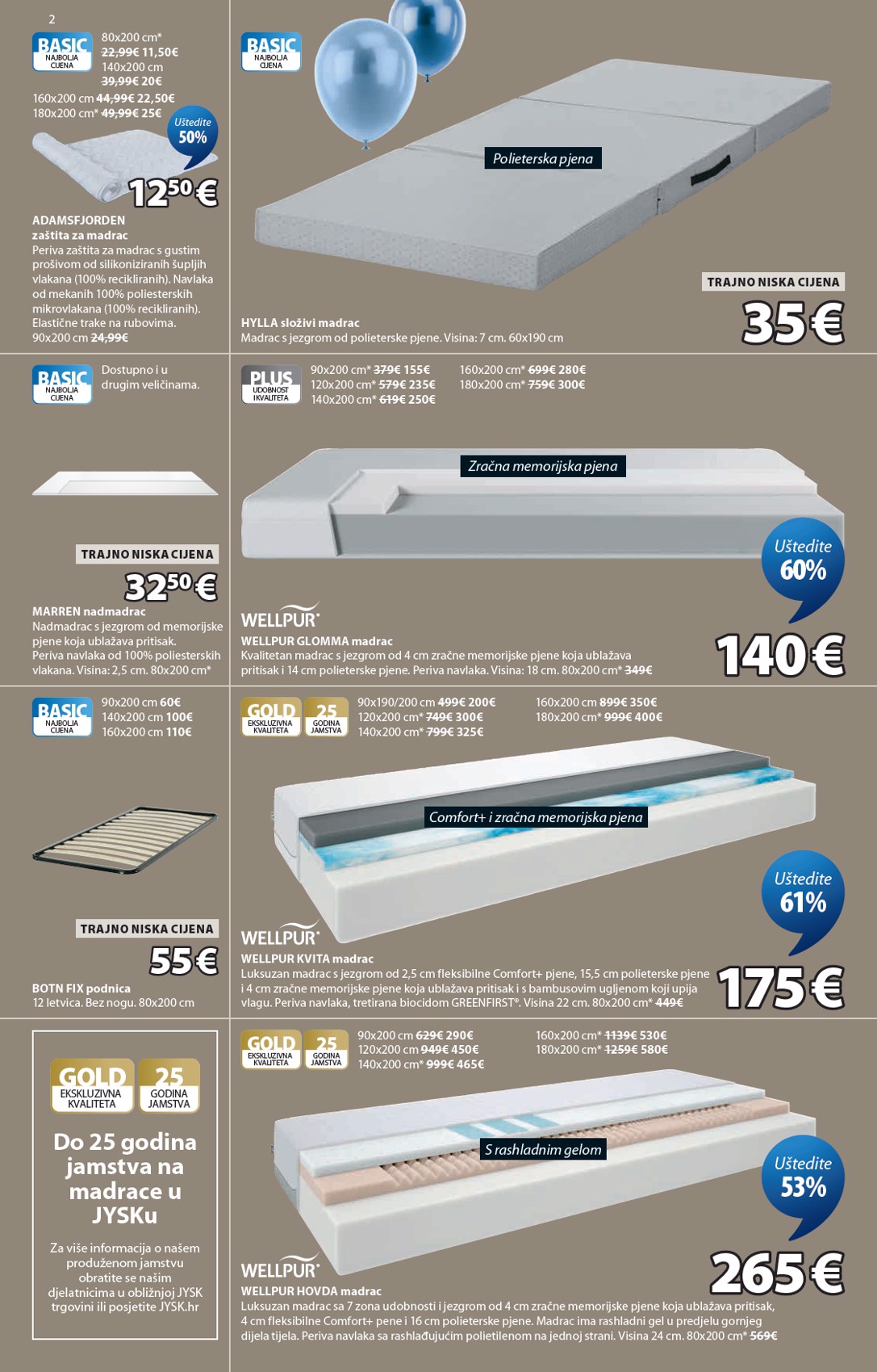 jysk - Aktualni JYSK katalog vrijedi od srijede 15.04.2026 do nedjelje 17.05.2026 - page: 2