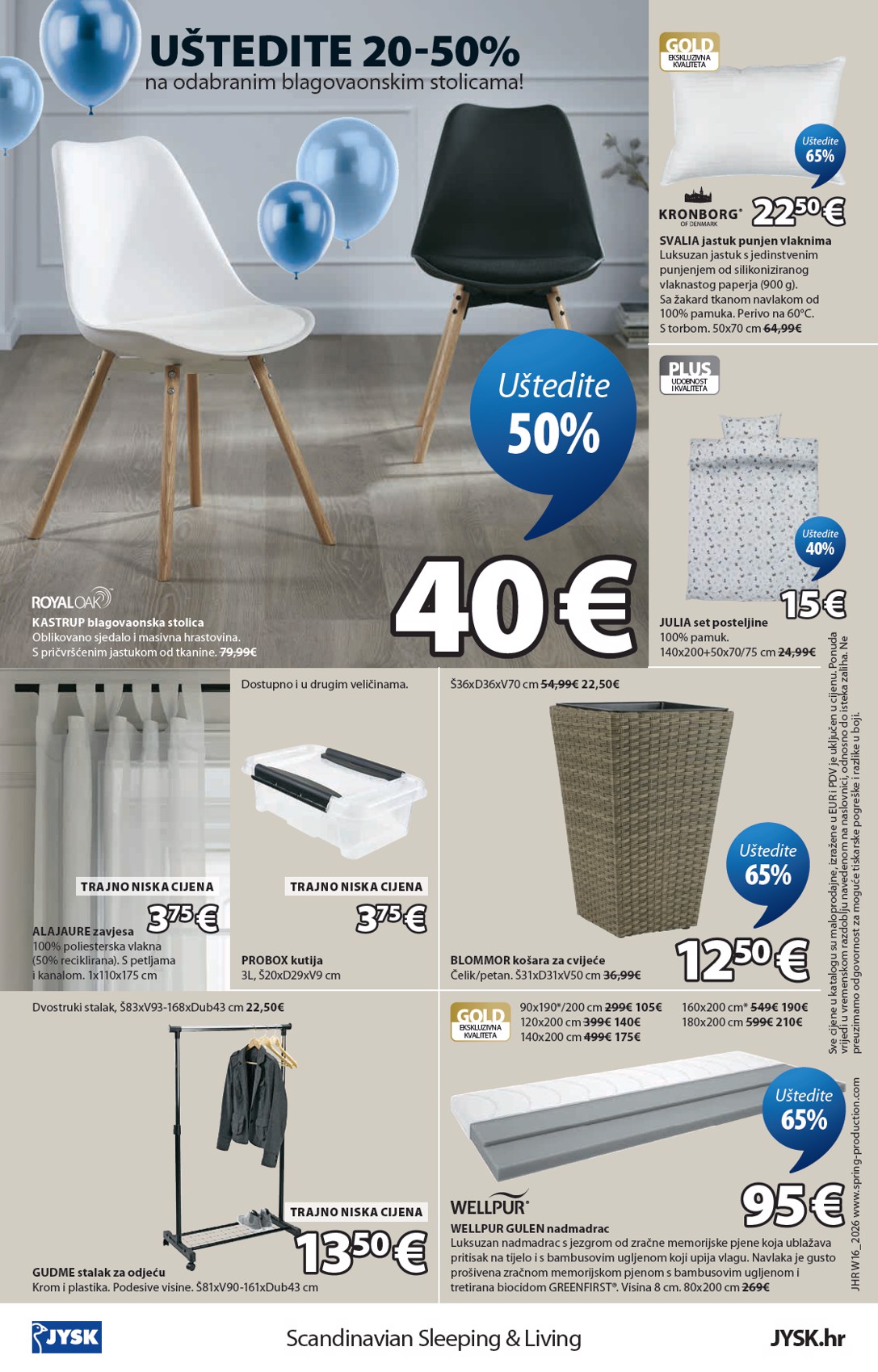 jysk - Aktualni JYSK katalog vrijedi od srijede 15.04.2026 do nedjelje 17.05.2026 - page: 16