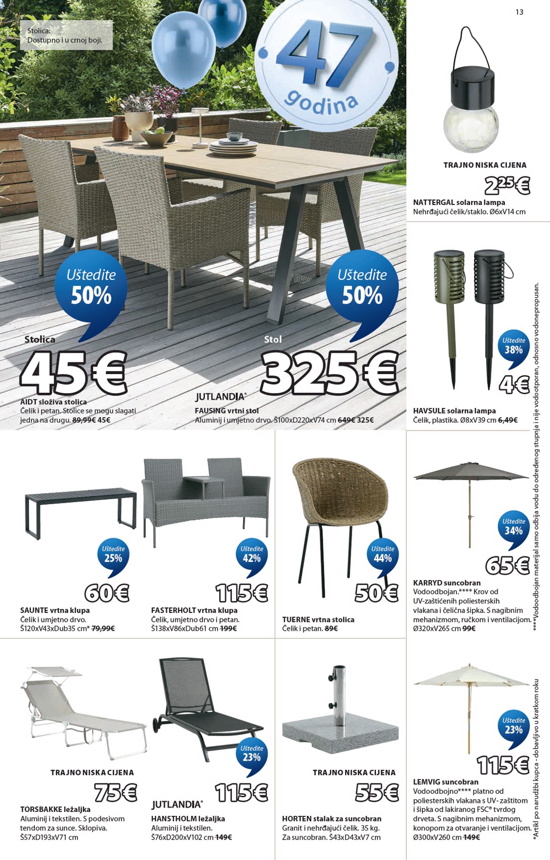jysk - Aktualni JYSK katalog vrijedi od srijede 15.04.2026 do nedjelje 17.05.2026 - page: 13