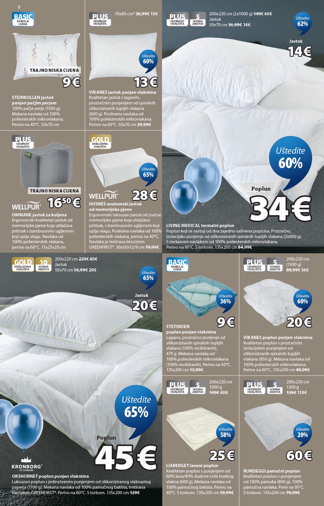 jysk - Aktualni JYSK katalog vrijedi od srijede 15.04.2026 do nedjelje 17.05.2026 - page: 8