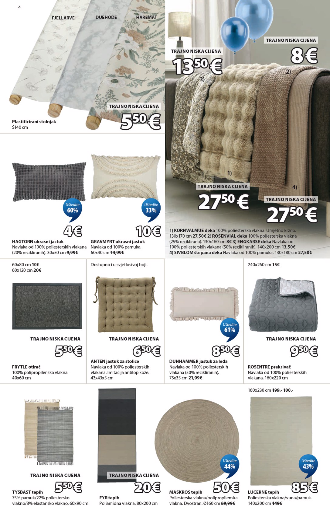 jysk - Aktualni JYSK katalog vrijedi od srijede 15.04.2026 do nedjelje 17.05.2026 - page: 4