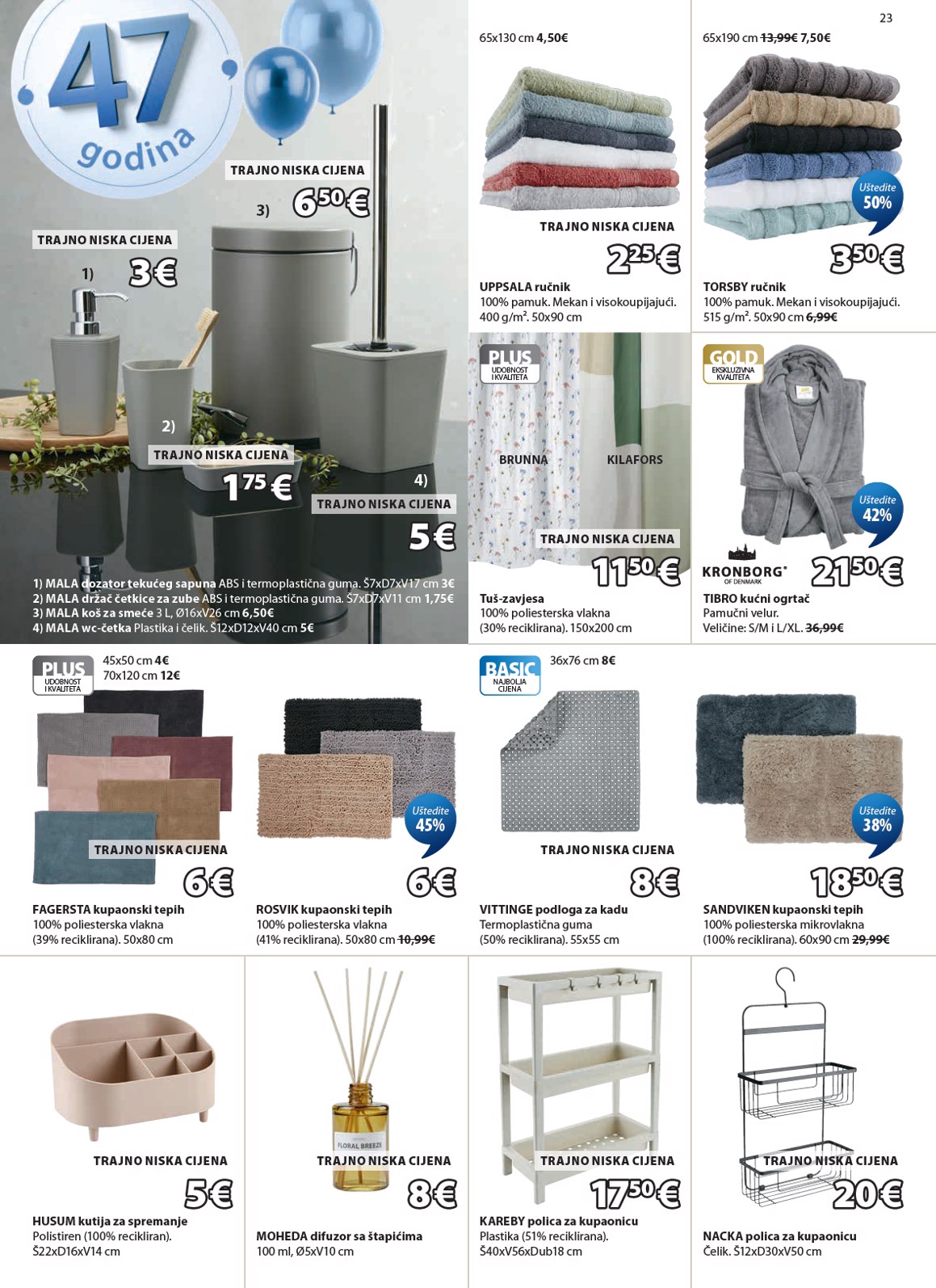 jysk - Aktualni JYSK katalog vrijedi od srijede 22.04.2026 do nedjelje 17.05.2026 - page: 23