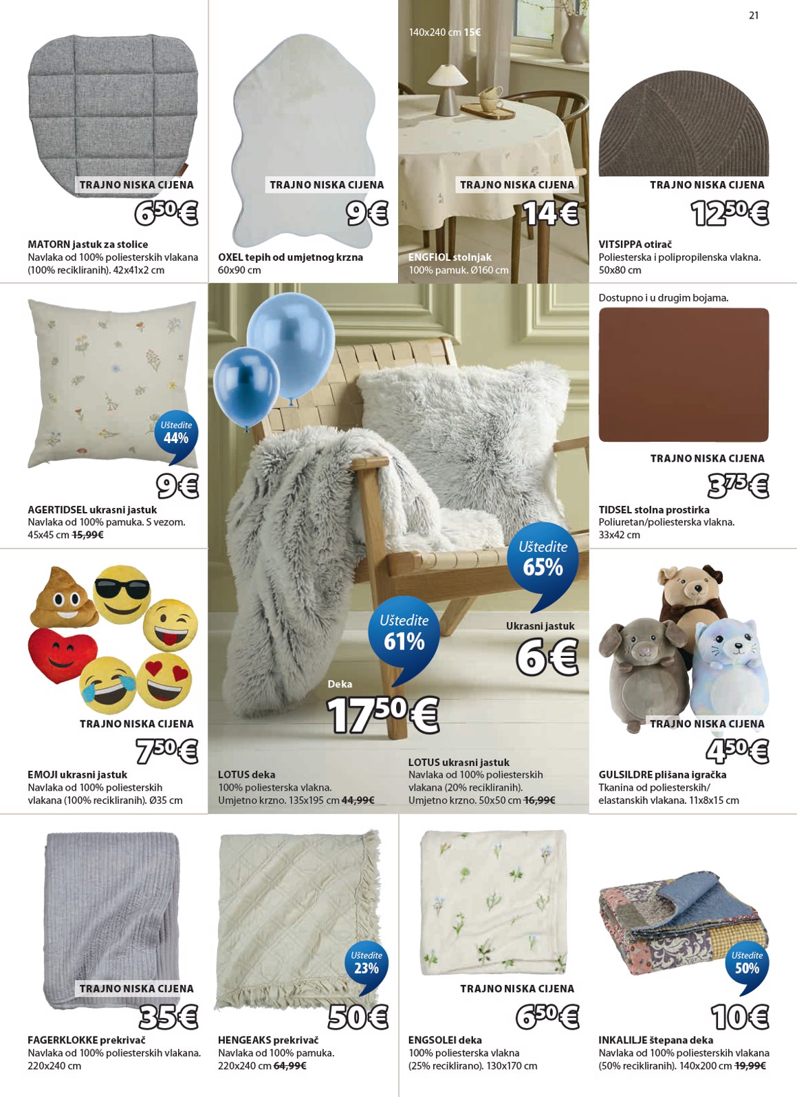 jysk - Aktualni JYSK katalog vrijedi od srijede 22.04.2026 do nedjelje 17.05.2026 - page: 21