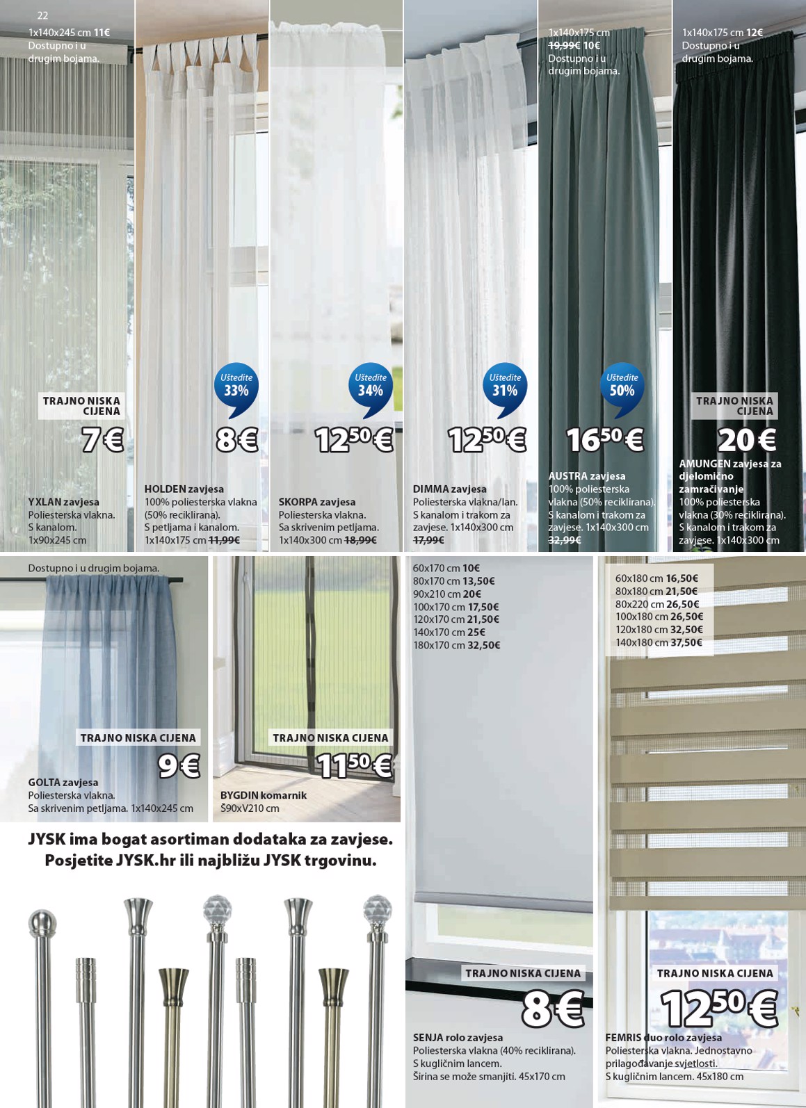 jysk - Aktualni JYSK katalog vrijedi od srijede 22.04.2026 do nedjelje 17.05.2026 - page: 22