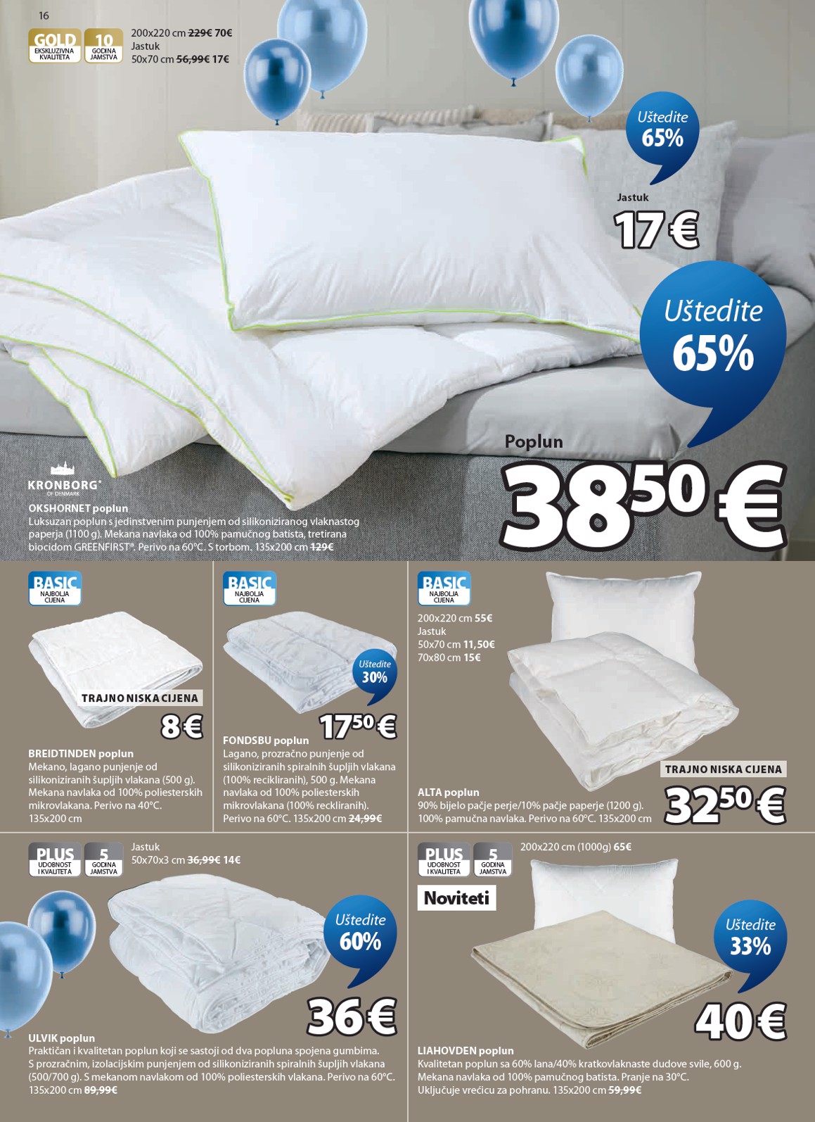 jysk - Aktualni JYSK katalog vrijedi od srijede 22.04.2026 do nedjelje 17.05.2026 - page: 16