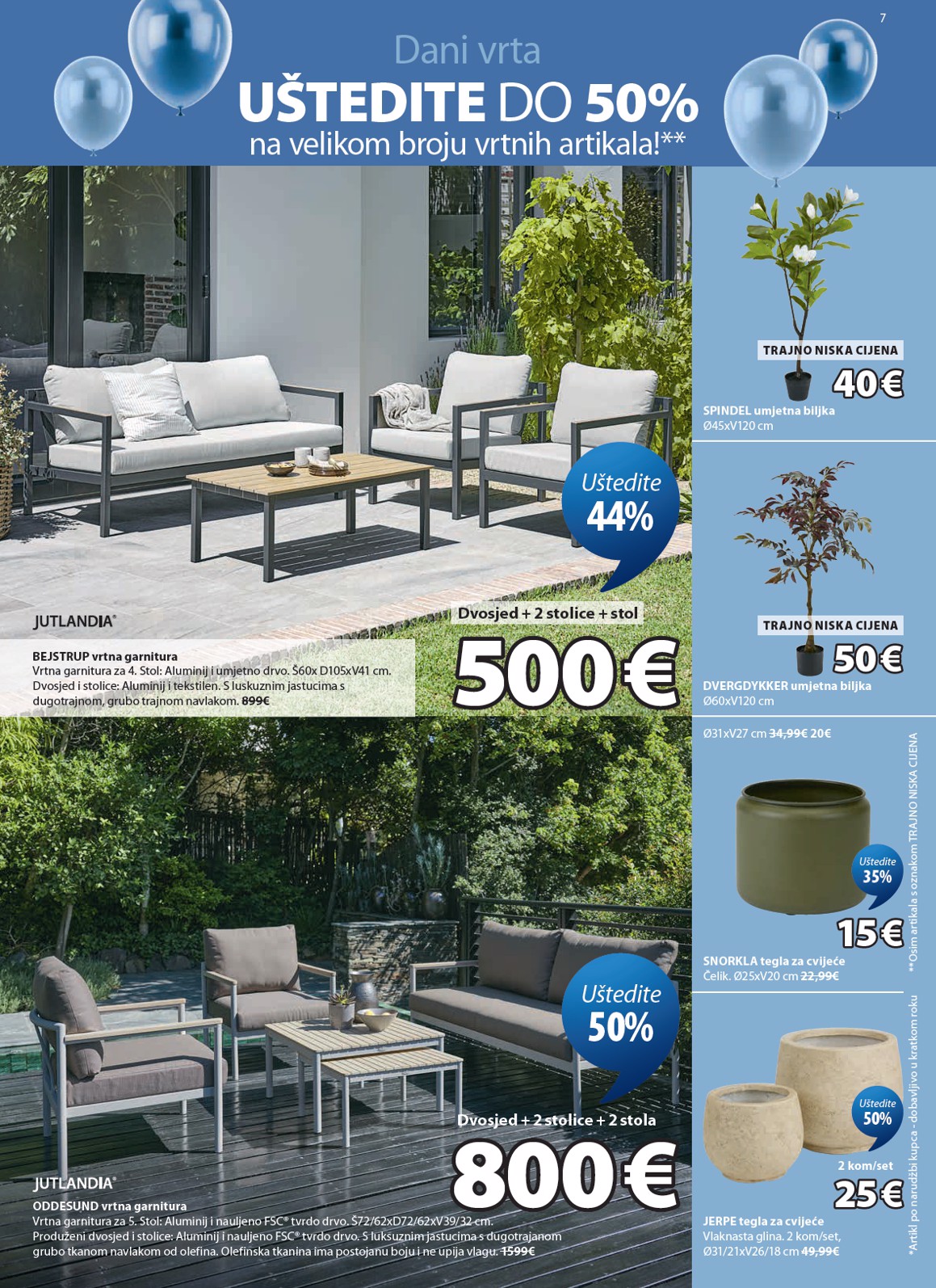 jysk - Aktualni JYSK katalog vrijedi od srijede 22.04.2026 do nedjelje 17.05.2026 - page: 7