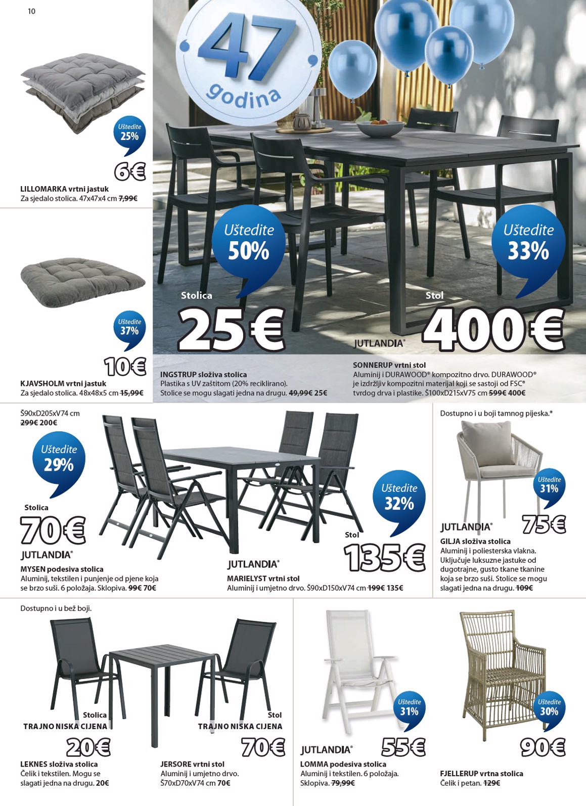 jysk - Aktualni JYSK katalog vrijedi od srijede 06.05.2026 do nedjelje 17.05.2026 - page: 10
