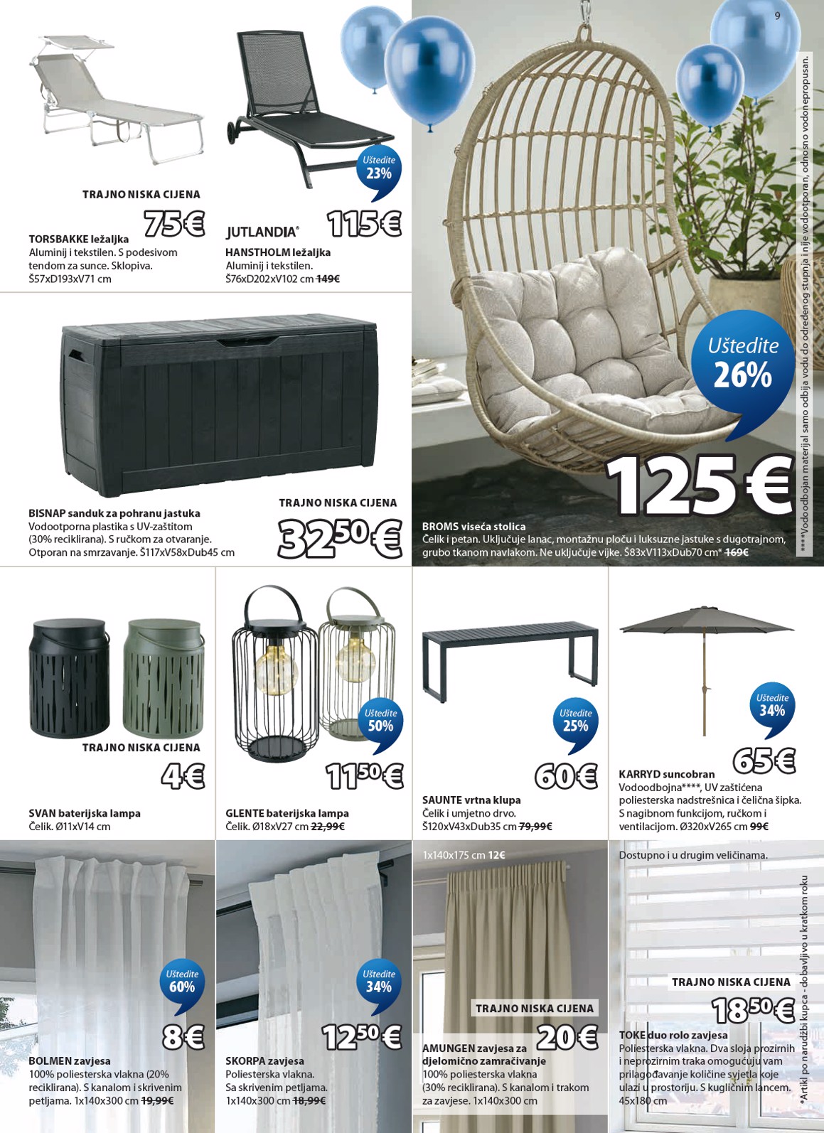 jysk - Aktualni JYSK katalog vrijedi od srijede 06.05.2026 do nedjelje 17.05.2026 - page: 9