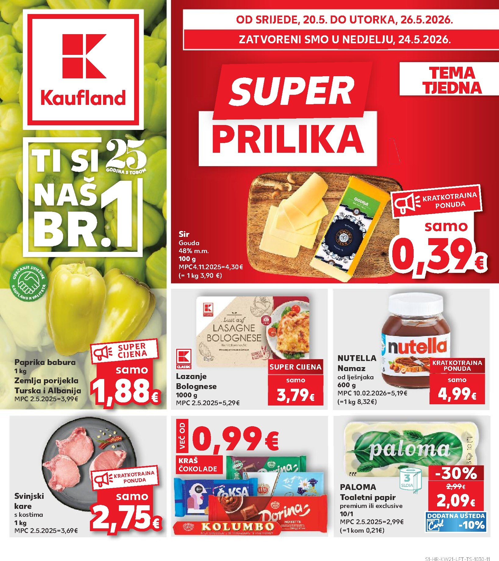 kaufland - Novi Kaufland katalog od srijede, 20.05.2026 do utorka, 26.05.2026 - page: 1