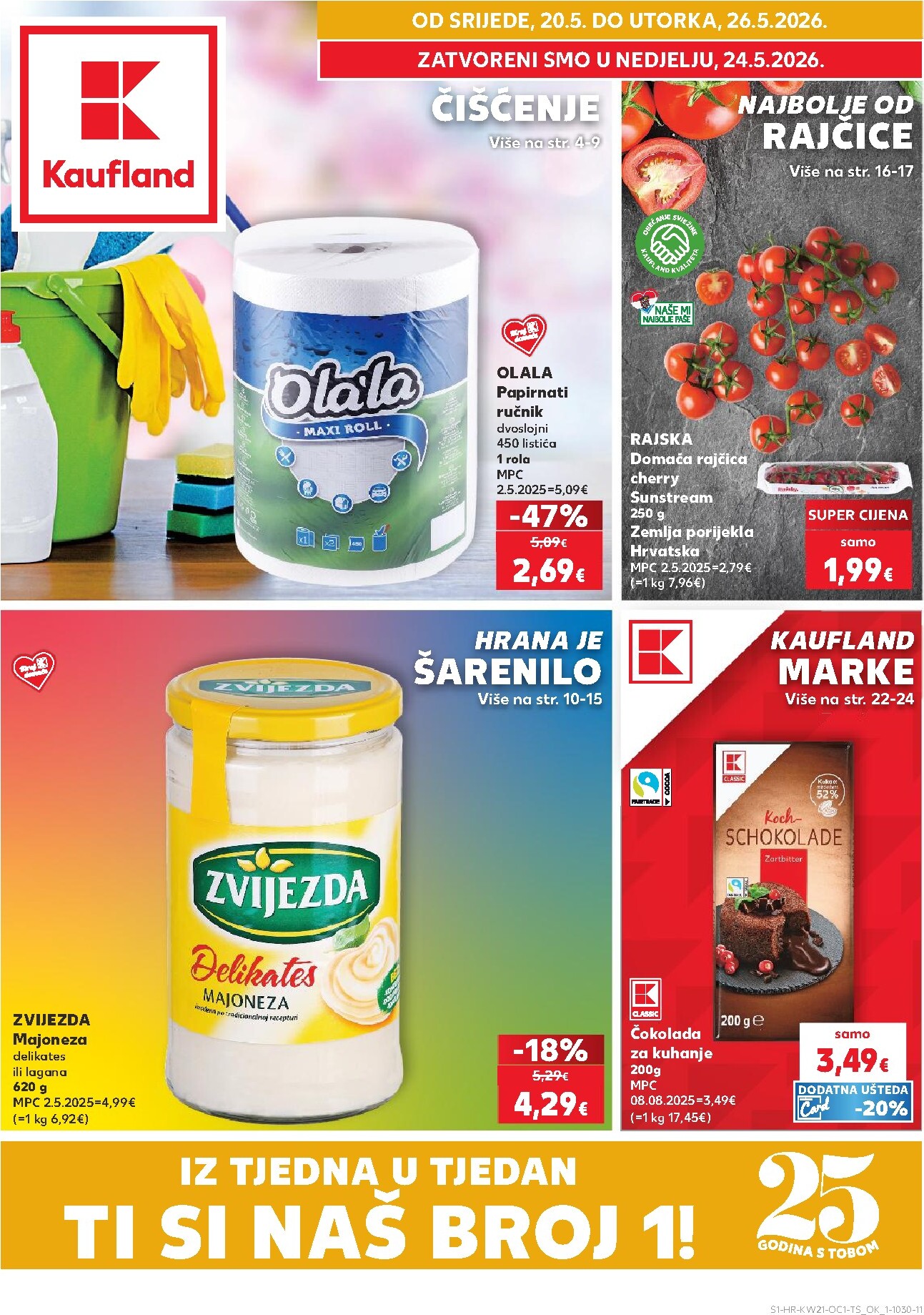 kaufland - Novi Kaufland - Ti si naš broj 1 katalog od srijede, 20.05.2026 do utorka, 26.05.2026