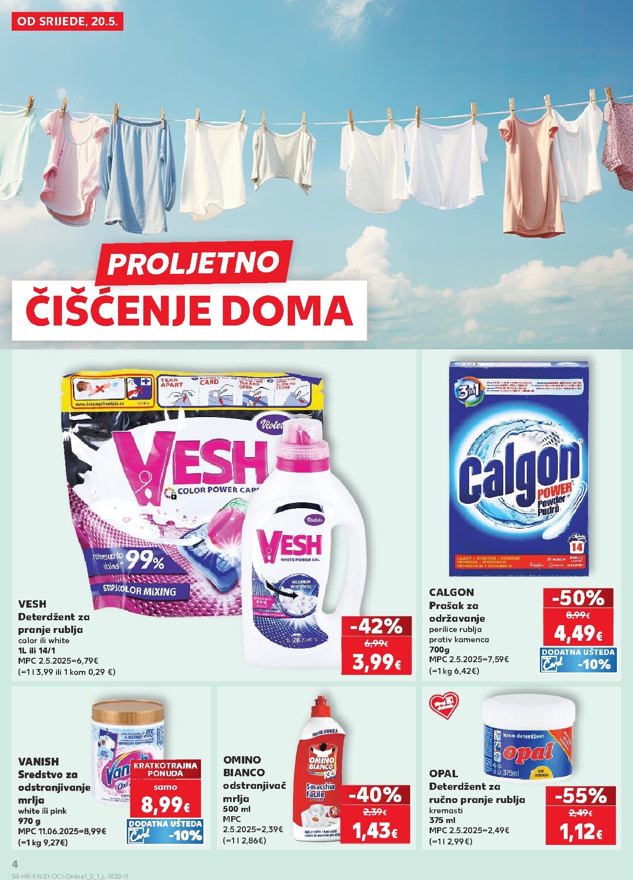 kaufland - Novi Kaufland - Ti si naš broj 1 katalog od srijede, 20.05.2026 do utorka, 26.05.2026 - page: 4