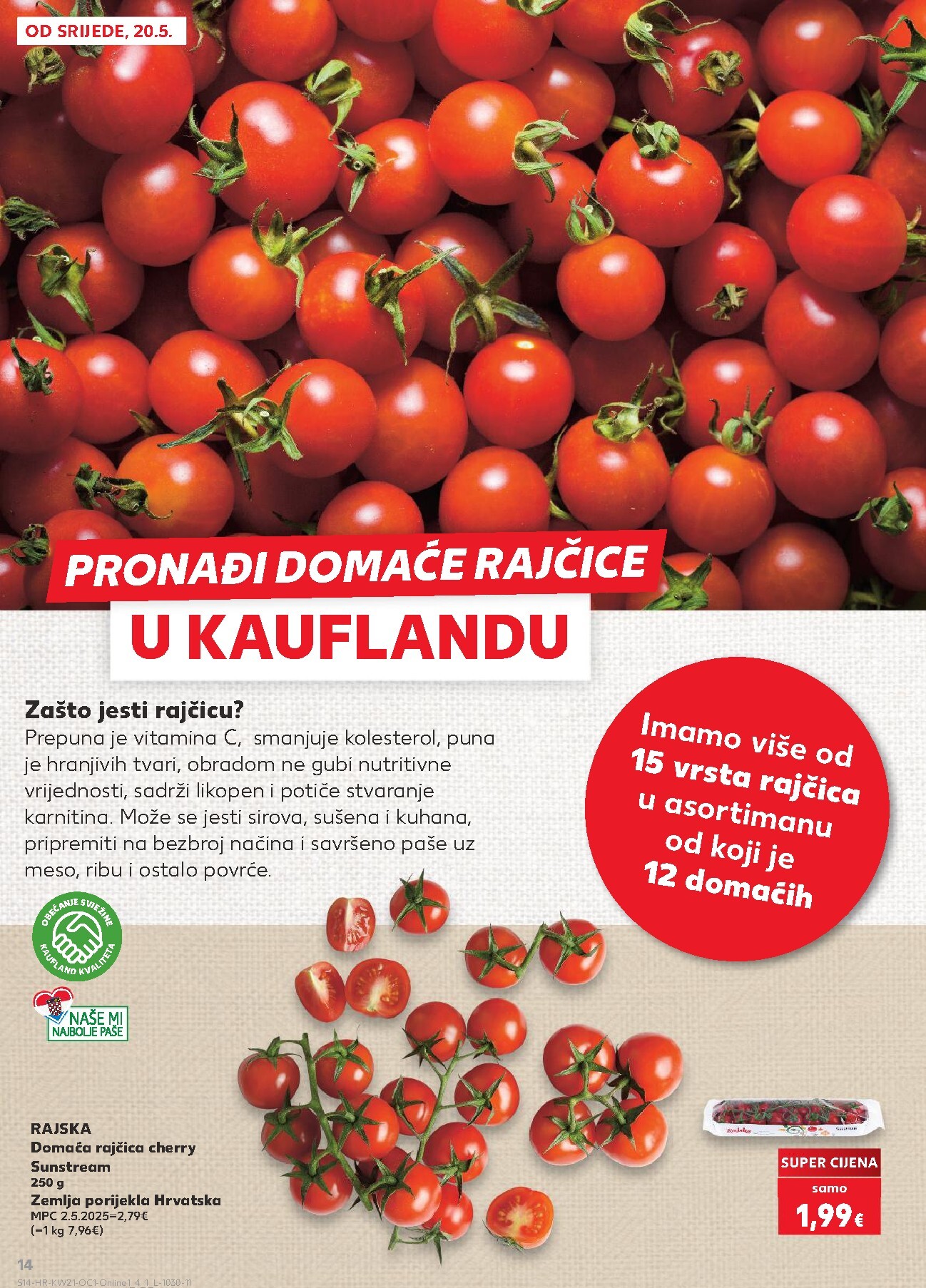kaufland - Novi Kaufland - Ti si naš broj 1 katalog od srijede, 20.05.2026 do utorka, 26.05.2026 - page: 14