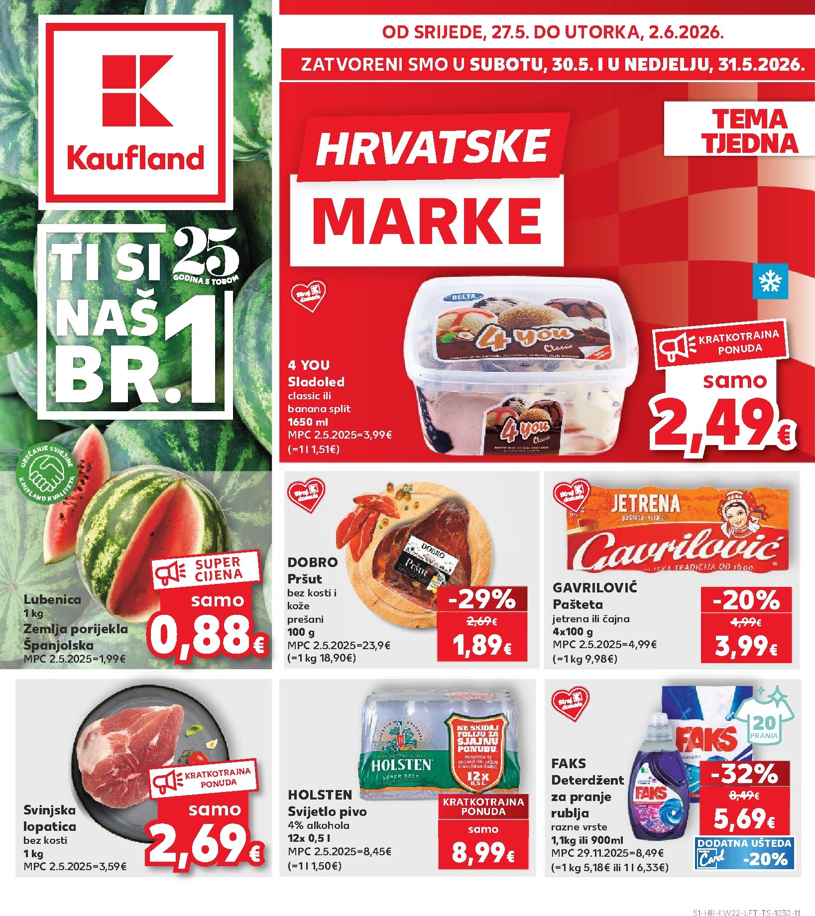 kaufland - Novi Kaufland katalog od srijede, 27.05.2026 do utorka, 02.06.2026