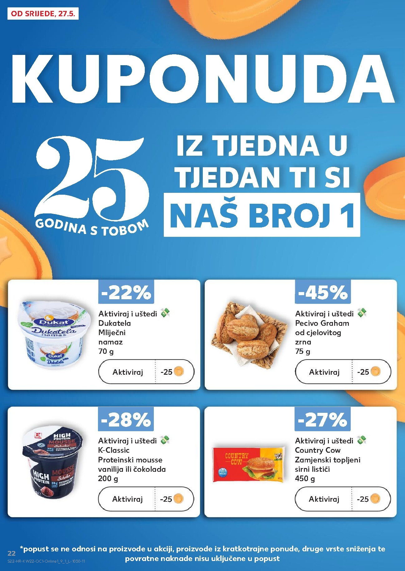kaufland - Novi Kaufland - Ti si naš broj 1 katalog od srijede, 27.05.2026 do utorka, 02.06.2026 - page: 22