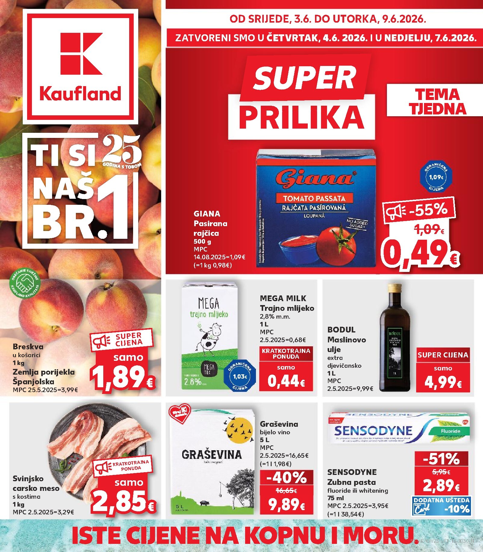 kaufland - Novi Kaufland katalog od srijede, 03.06.2026 do utorka, 09.06.2026
