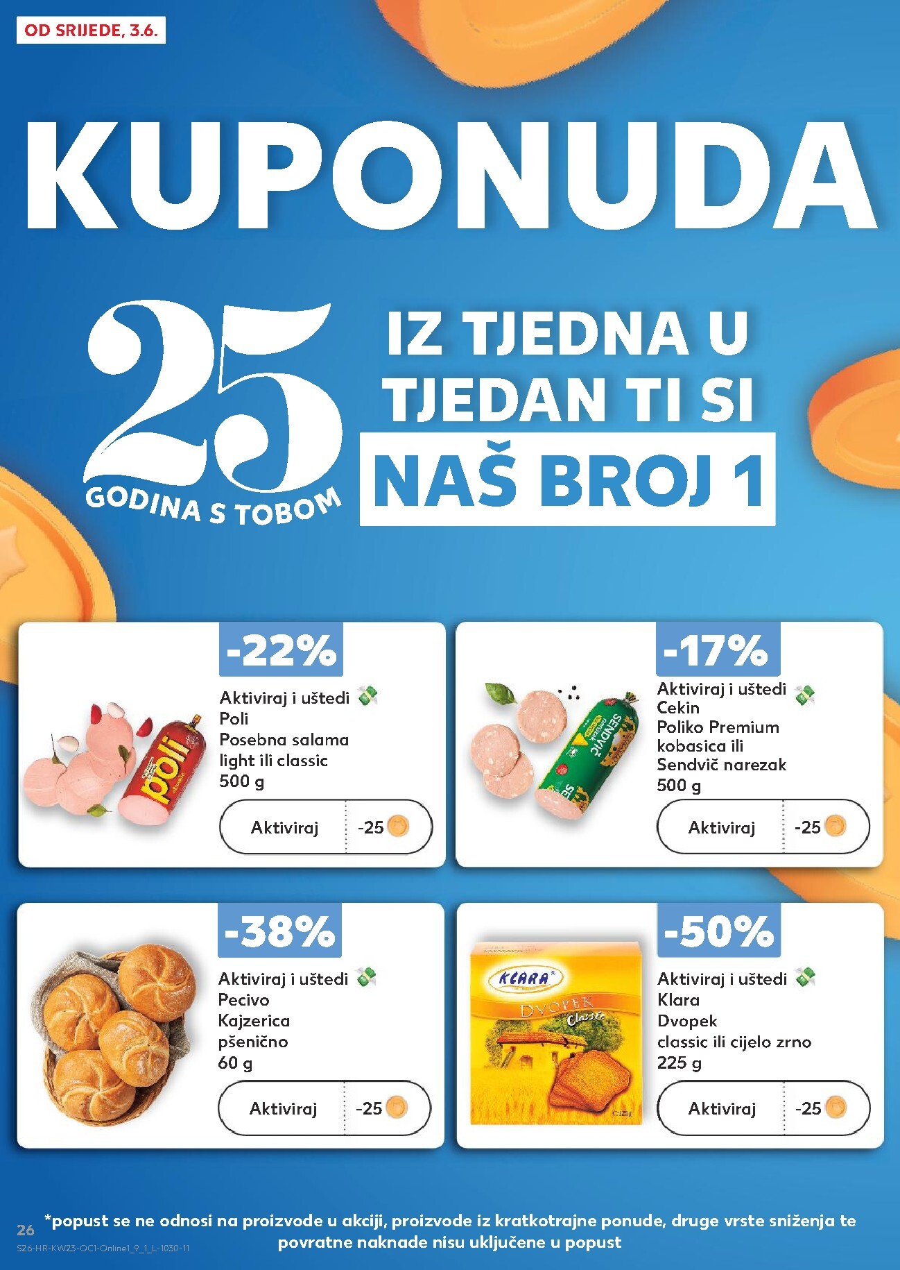 kaufland - Novi Kaufland - Ti si naš broj 1 katalog od srijede, 03.06.2026 do utorka, 09.06.2026 - page: 26
