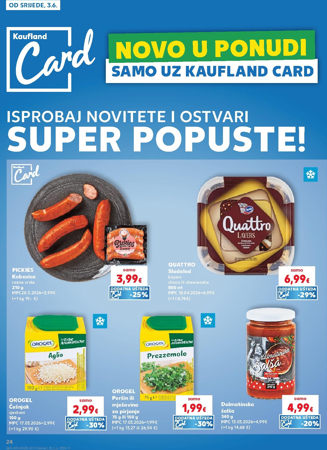 kaufland - Novi Kaufland - Ti si naš broj 1 katalog od srijede, 03.06.2026 do utorka, 09.06.2026 - page: 24