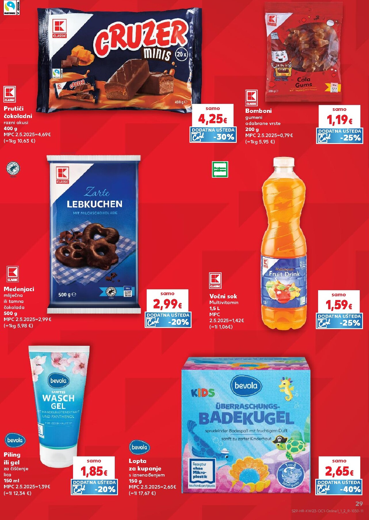 kaufland - Novi Kaufland - Ti si naš broj 1 katalog od srijede, 03.06.2026 do utorka, 09.06.2026 - page: 29