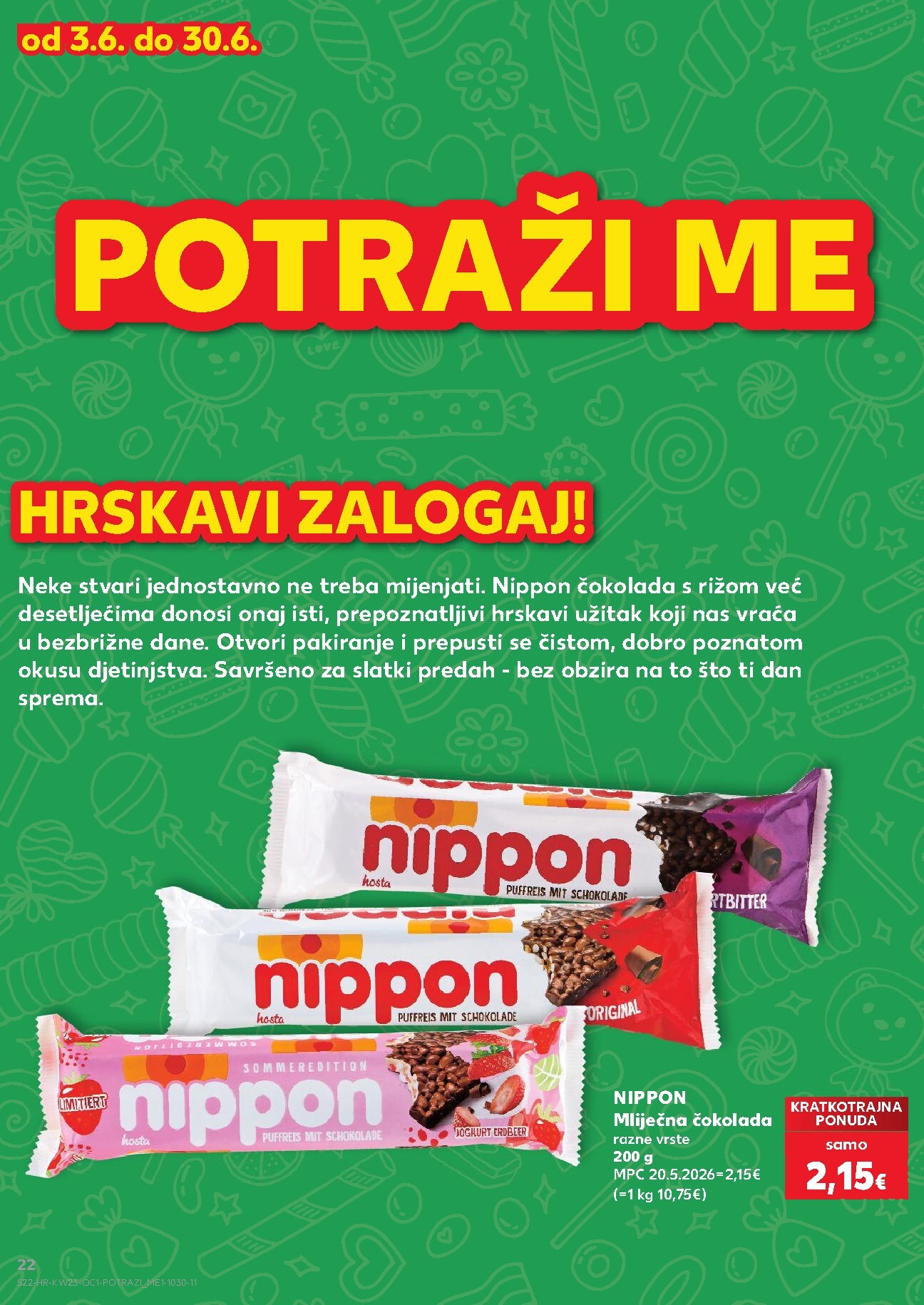 kaufland - Novi Kaufland - Ti si naš broj 1 katalog od srijede, 03.06.2026 do utorka, 09.06.2026 - page: 22