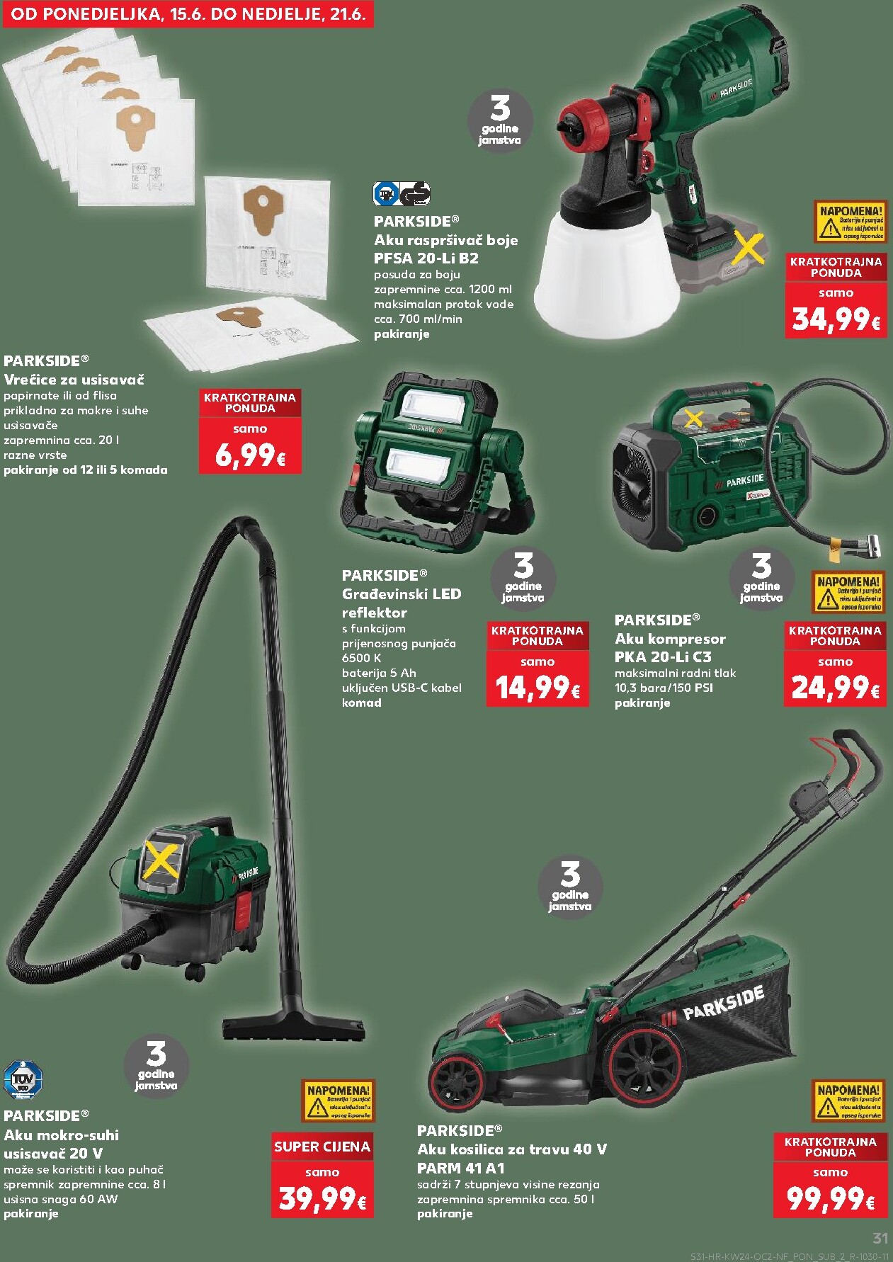 kaufland - Novi Kaufland - Neprehrambenih proizvoda katalog od srijede, 10.06.2026 do utorka, 16.06.2026 - page: 31