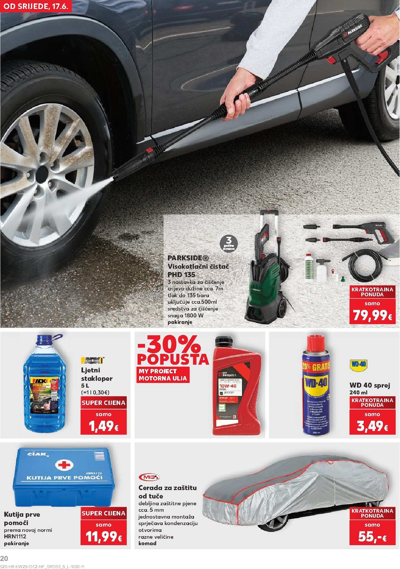 kaufland - Novi Kaufland - Neprehrambenih proizvoda katalog od srijede, 17.06.2026 do utorka, 23.06.2026 - page: 20