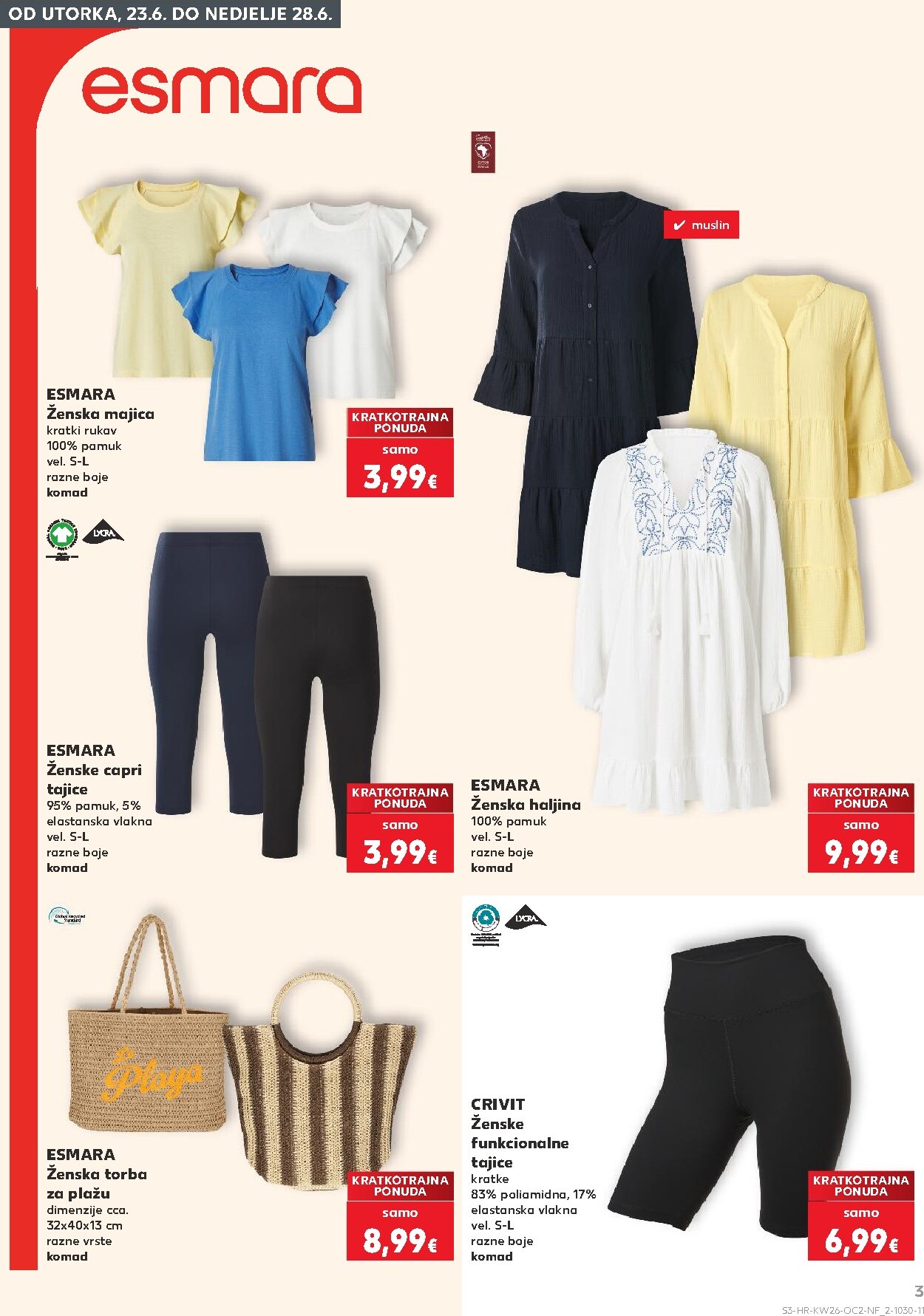 kaufland - Novi Kaufland - Neprehrambenih proizvoda katalog od srijede, 24.06.2026 do utorka, 30.06.2026 - page: 3