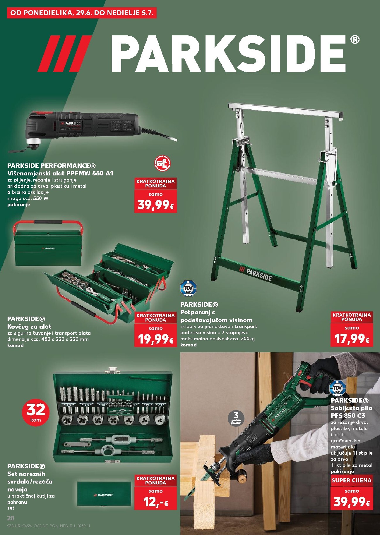 kaufland - Novi Kaufland - Neprehrambenih proizvoda katalog od srijede, 24.06.2026 do utorka, 30.06.2026 - page: 28