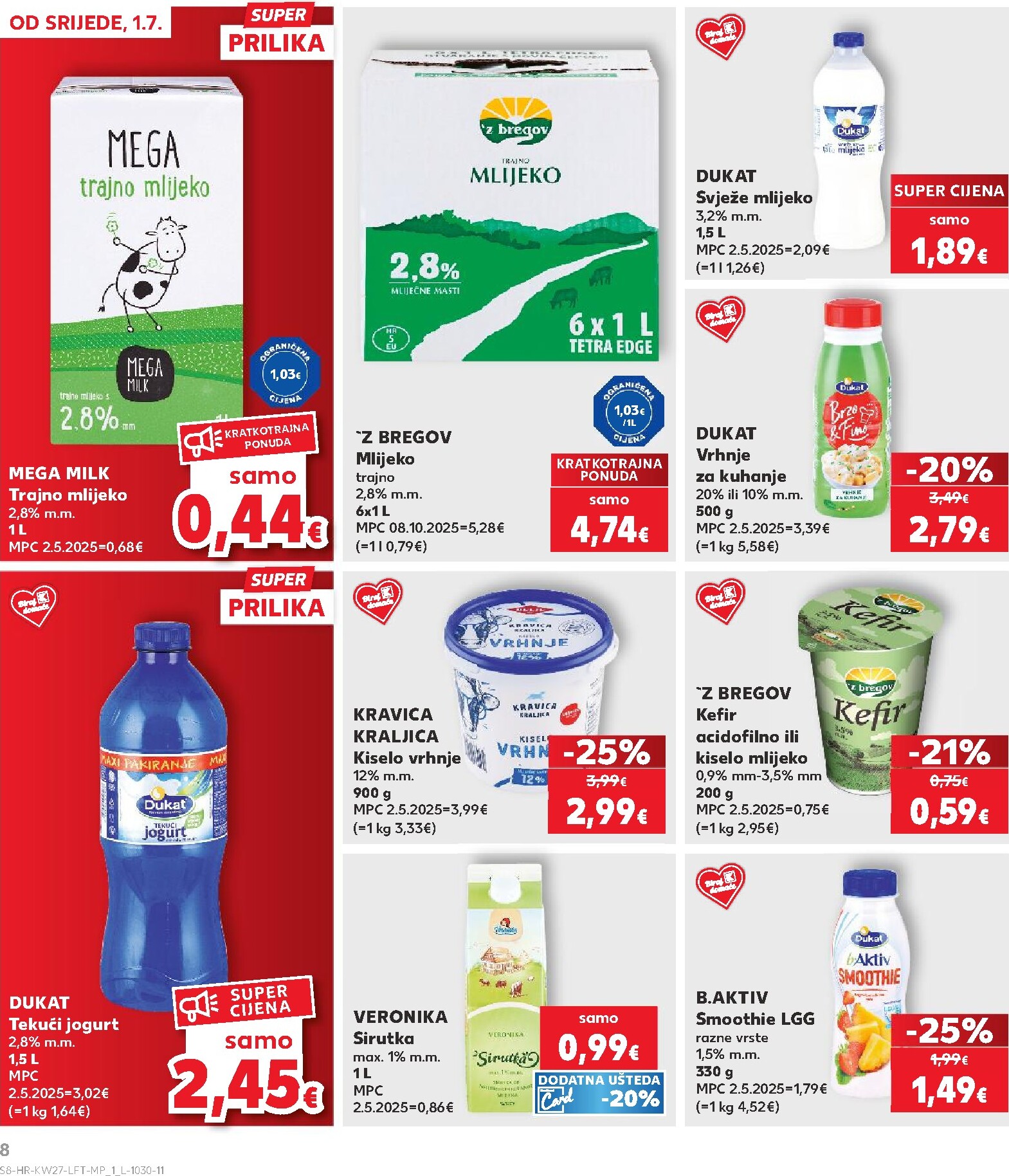 kaufland - Novi Kaufland katalog od srijede, 01.07.2026 do utorka, 07.07.2026 - page: 8