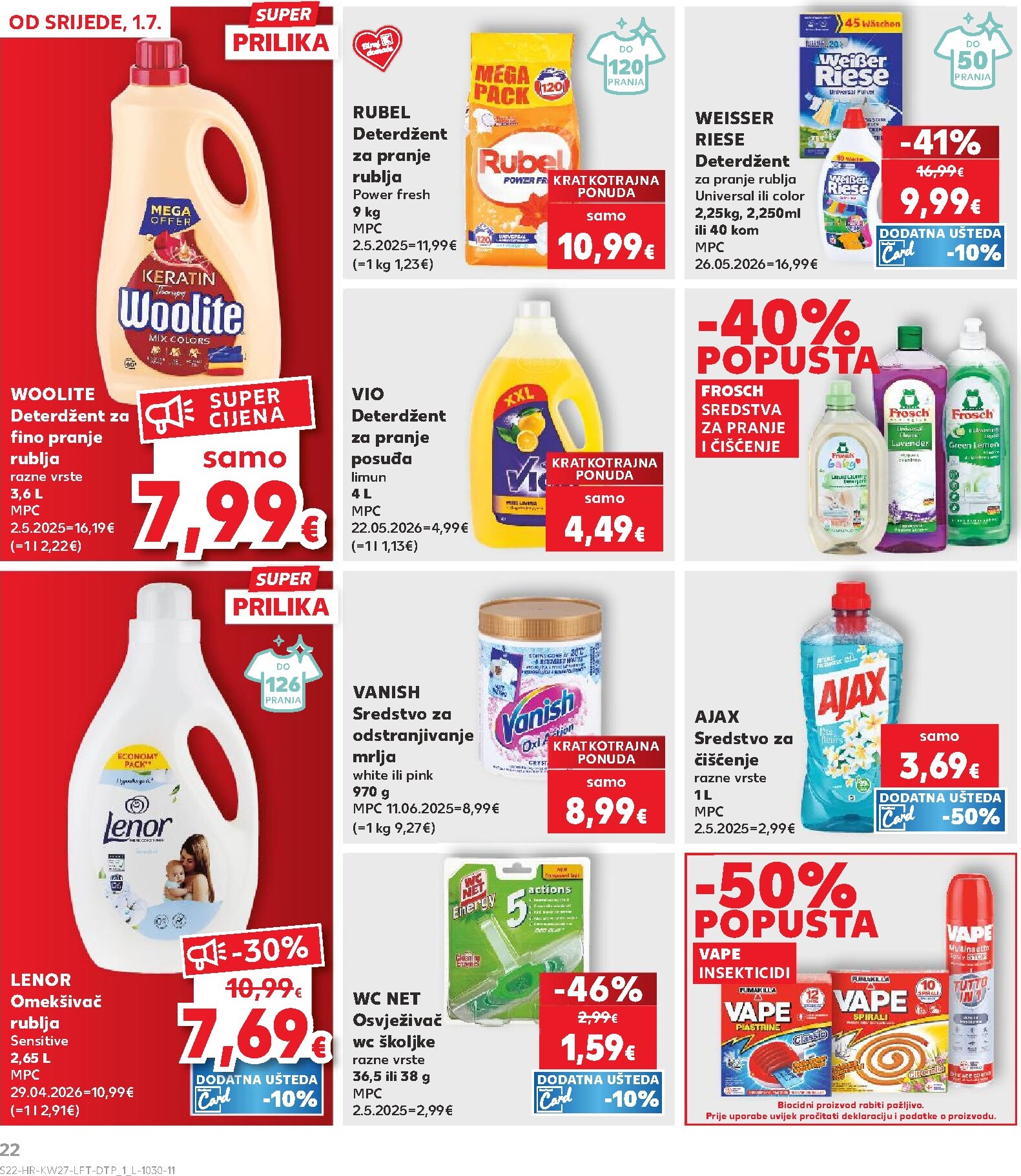 kaufland - Novi Kaufland katalog od srijede, 01.07.2026 do utorka, 07.07.2026 - page: 22