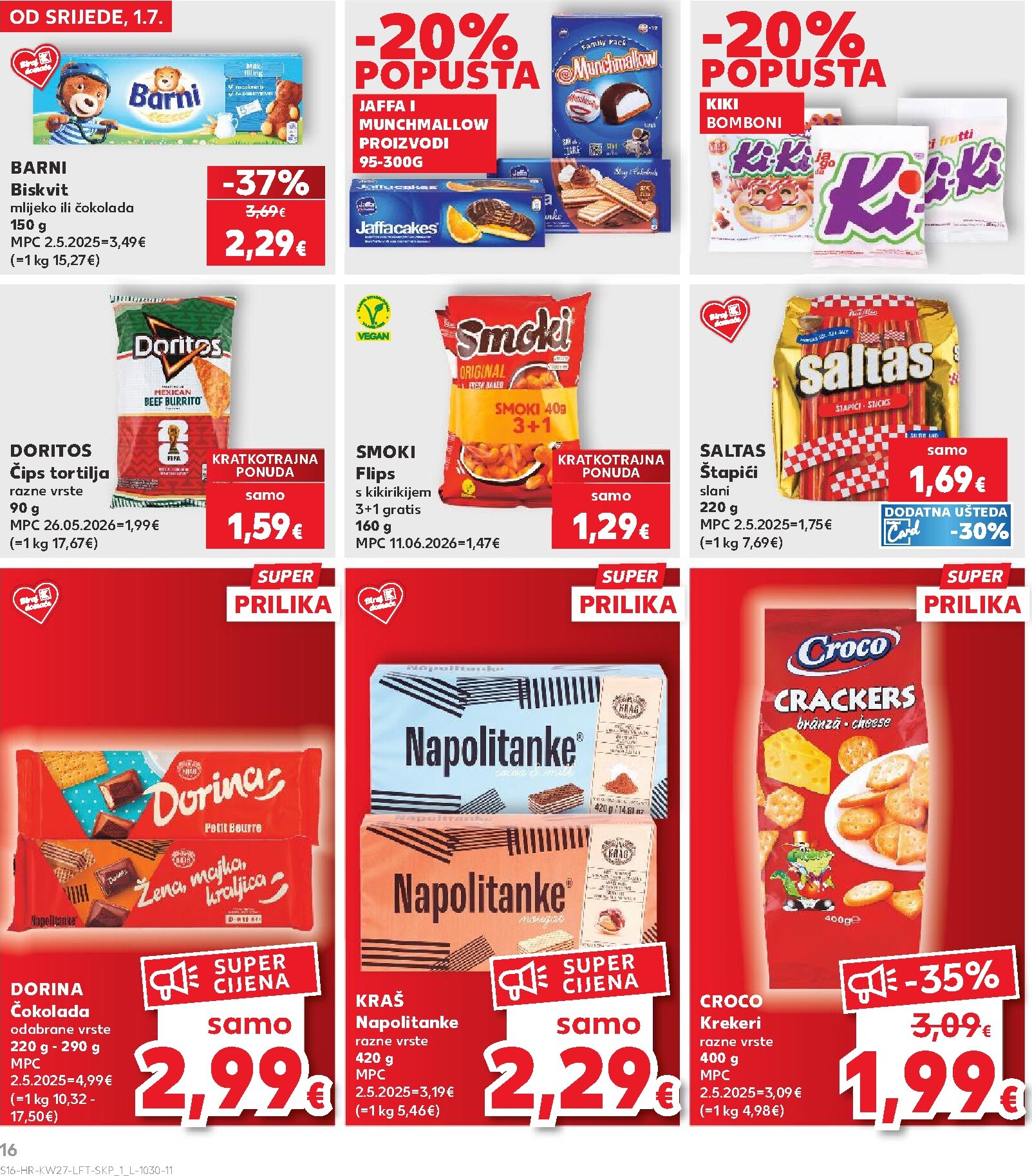 kaufland - Novi Kaufland katalog od srijede, 01.07.2026 do utorka, 07.07.2026 - page: 16