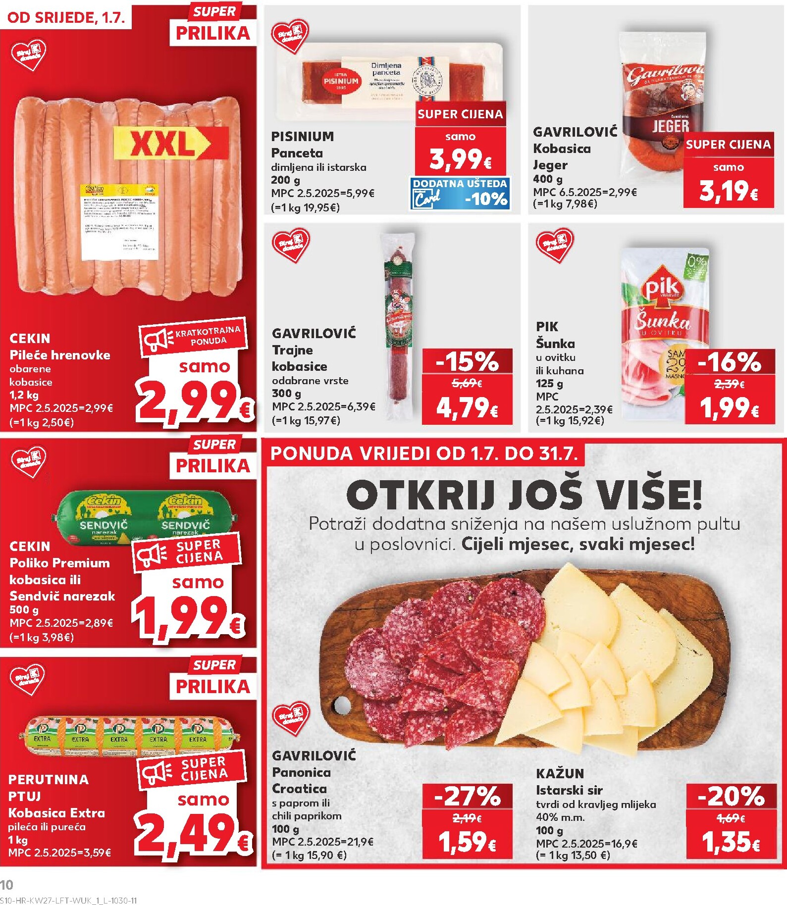 kaufland - Novi Kaufland katalog od srijede, 01.07.2026 do utorka, 07.07.2026 - page: 10