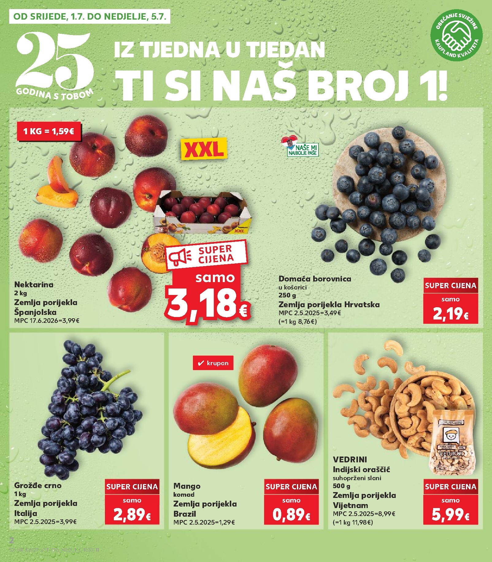 kaufland - Novi Kaufland katalog od srijede, 01.07.2026 do utorka, 07.07.2026 - page: 2