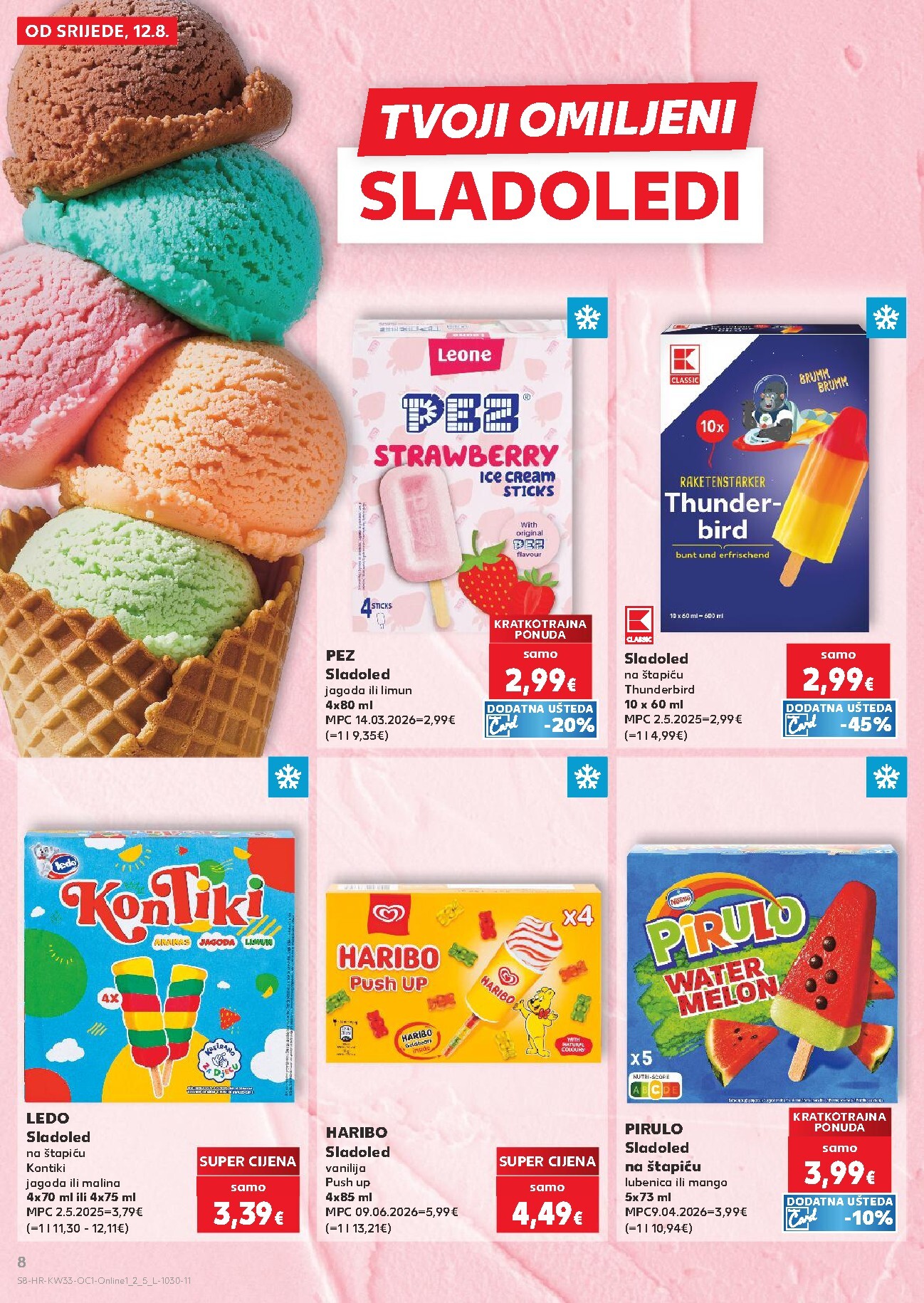 kaufland - Novi Kaufland - Iste cijene na kopnu i moru katalog od srijede, 12.08.2026 do utorka, 18.08.2026 - page: 8