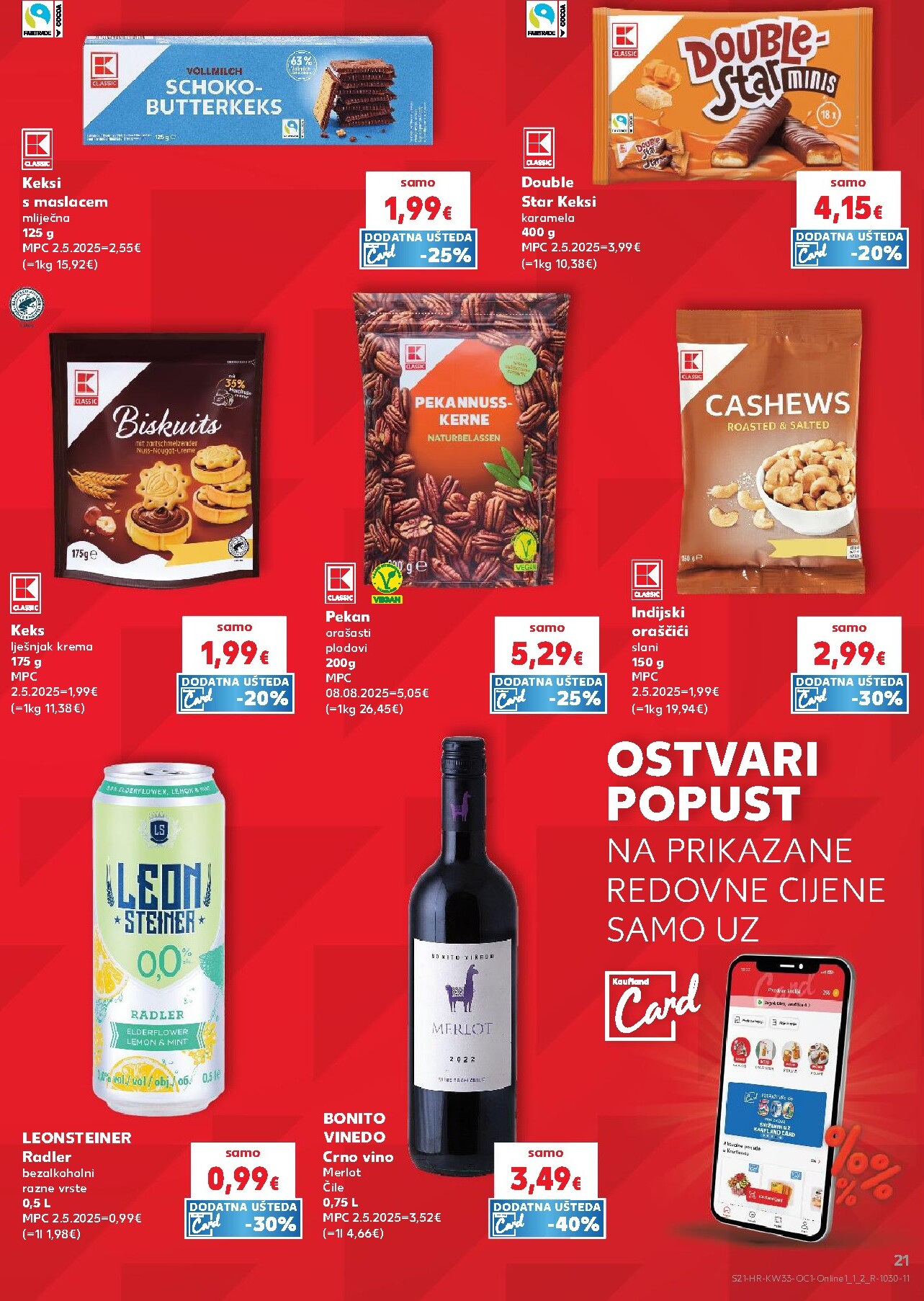 kaufland - Novi Kaufland - Iste cijene na kopnu i moru katalog od srijede, 12.08.2026 do utorka, 18.08.2026 - page: 21