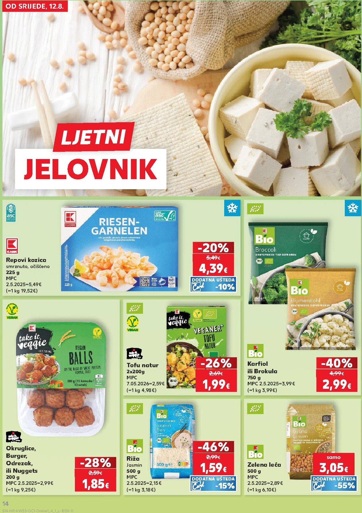 kaufland - Novi Kaufland - Iste cijene na kopnu i moru katalog od srijede, 12.08.2026 do utorka, 18.08.2026 - page: 14