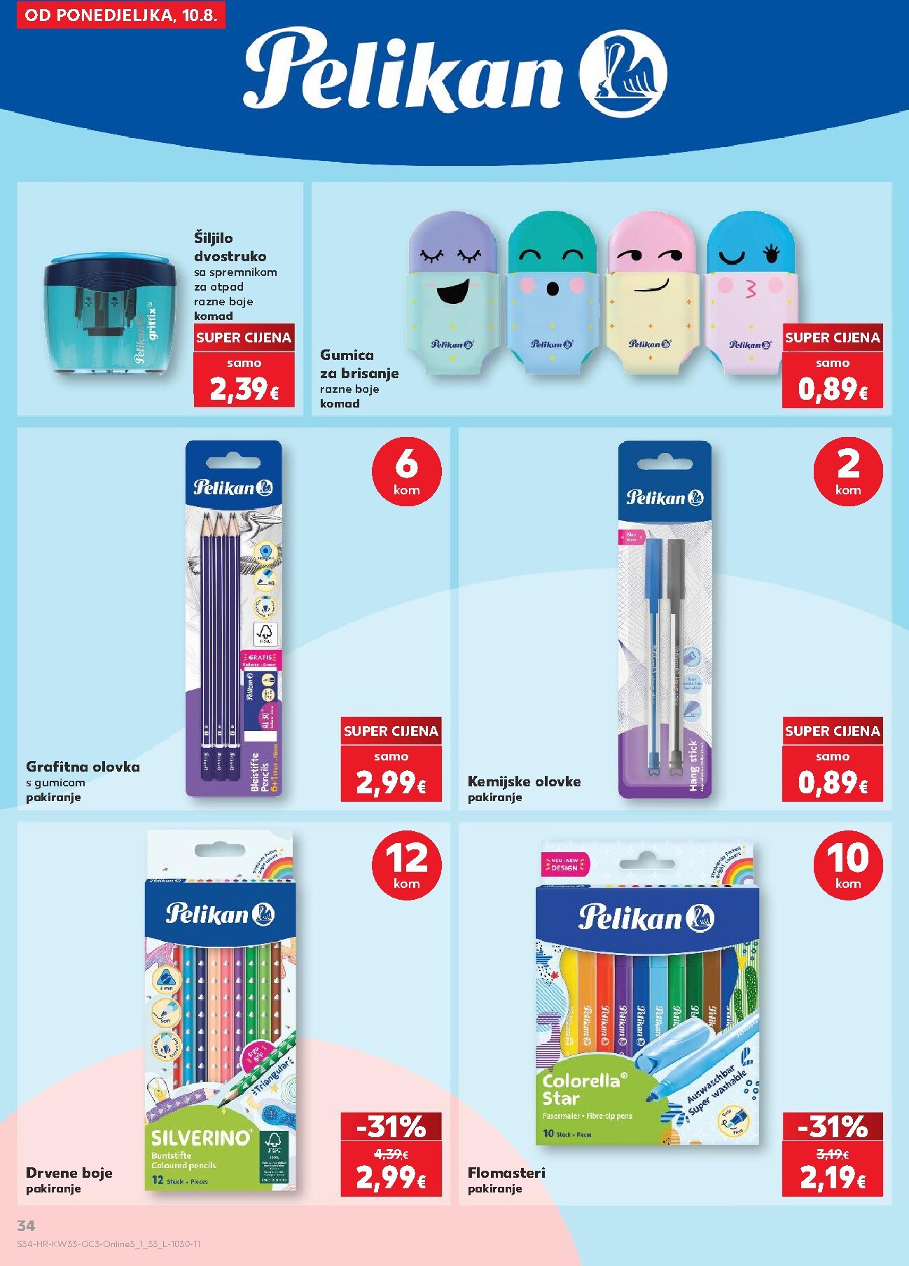 kaufland - Novi Kaufland - Počinje škola katalog od ponedjeljka, 10.08.2026 do nedjelje, 13.09.2026 - page: 34