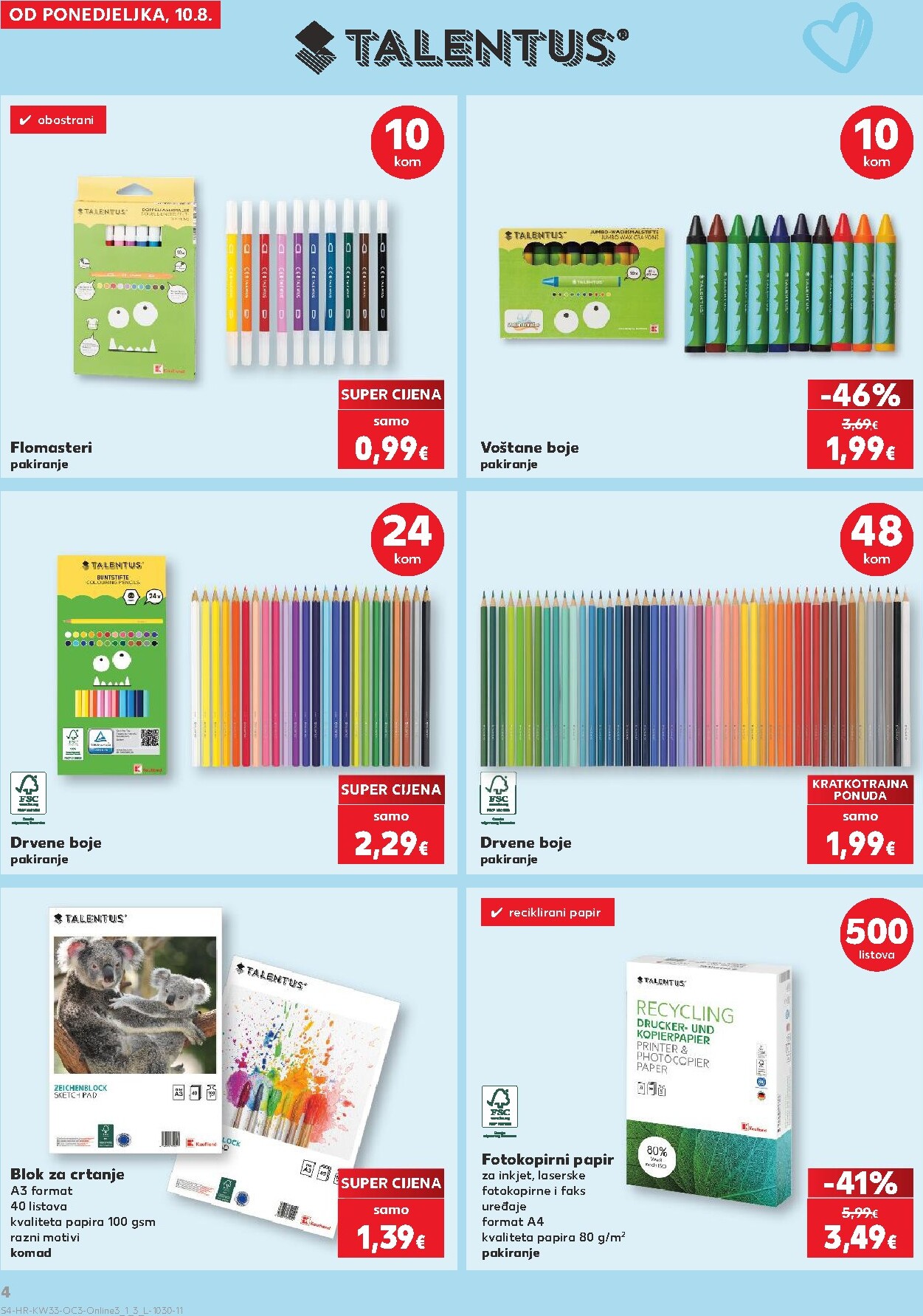 kaufland - Novi Kaufland - Počinje škola katalog od ponedjeljka, 10.08.2026 do nedjelje, 13.09.2026 - page: 4