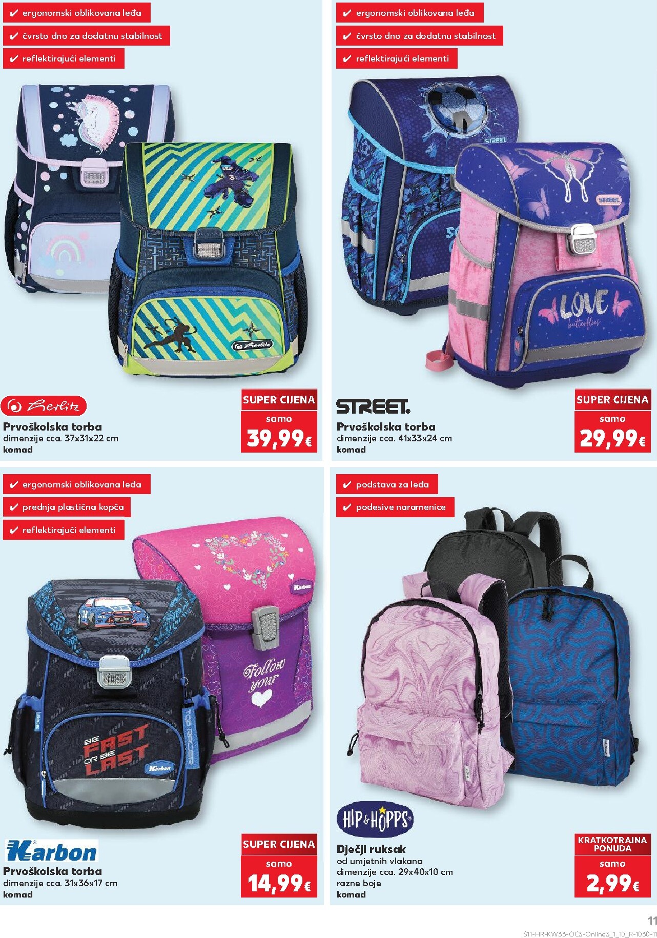 kaufland - Novi Kaufland - Počinje škola katalog od ponedjeljka, 10.08.2026 do nedjelje, 13.09.2026 - page: 11
