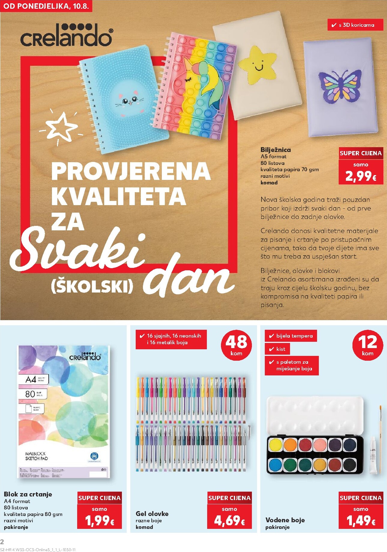 kaufland - Novi Kaufland - Počinje škola katalog od ponedjeljka, 10.08.2026 do nedjelje, 13.09.2026 - page: 2