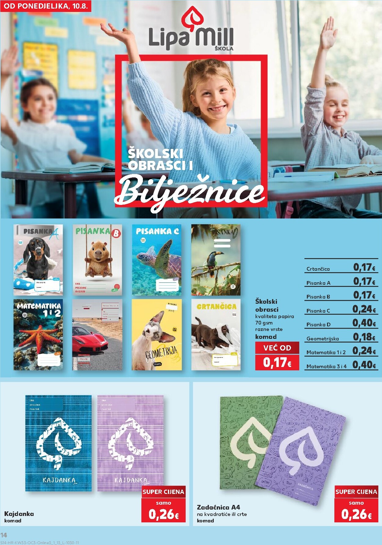 kaufland - Novi Kaufland - Počinje škola katalog od ponedjeljka, 10.08.2026 do nedjelje, 13.09.2026 - page: 14