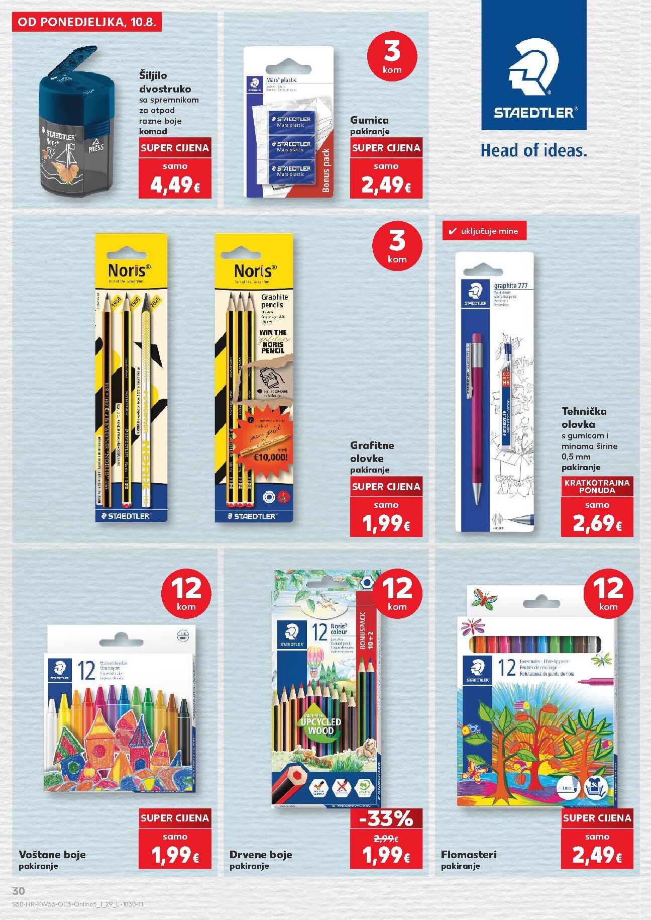 kaufland - Novi Kaufland - Počinje škola katalog od ponedjeljka, 10.08.2026 do nedjelje, 13.09.2026 - page: 30