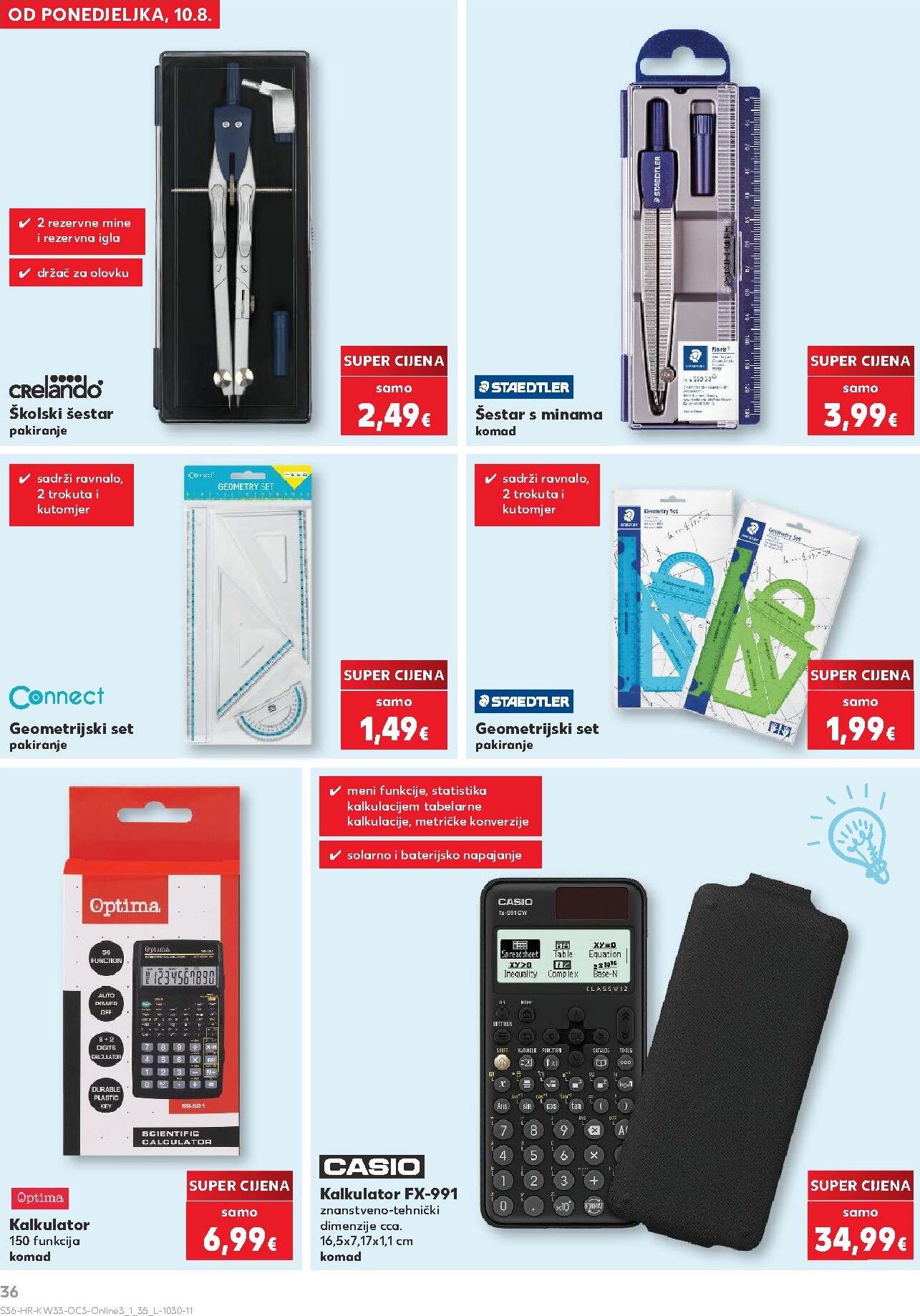 kaufland - Novi Kaufland - Počinje škola katalog od ponedjeljka, 10.08.2026 do nedjelje, 13.09.2026 - page: 36