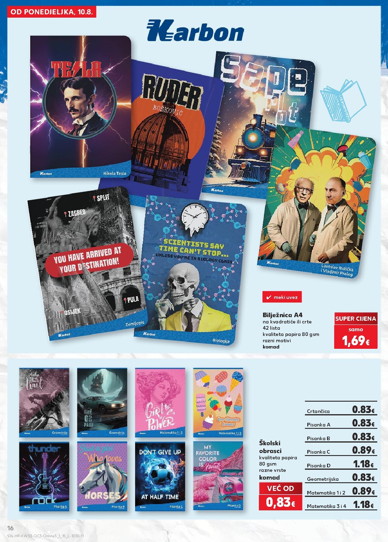 kaufland - Novi Kaufland - Počinje škola katalog od ponedjeljka, 10.08.2026 do nedjelje, 13.09.2026 - page: 16