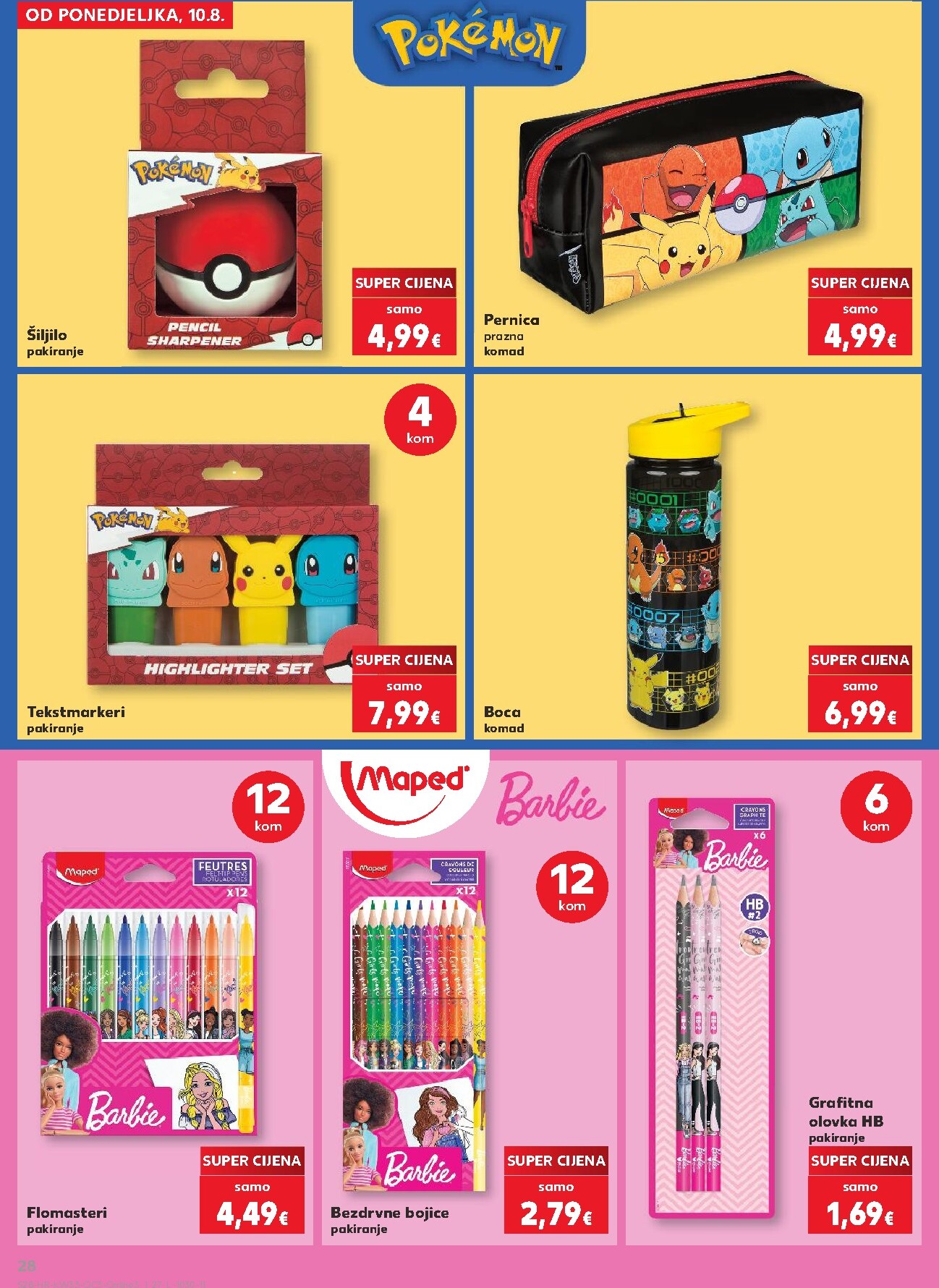kaufland - Novi Kaufland - Počinje škola katalog od ponedjeljka, 10.08.2026 do nedjelje, 13.09.2026 - page: 28