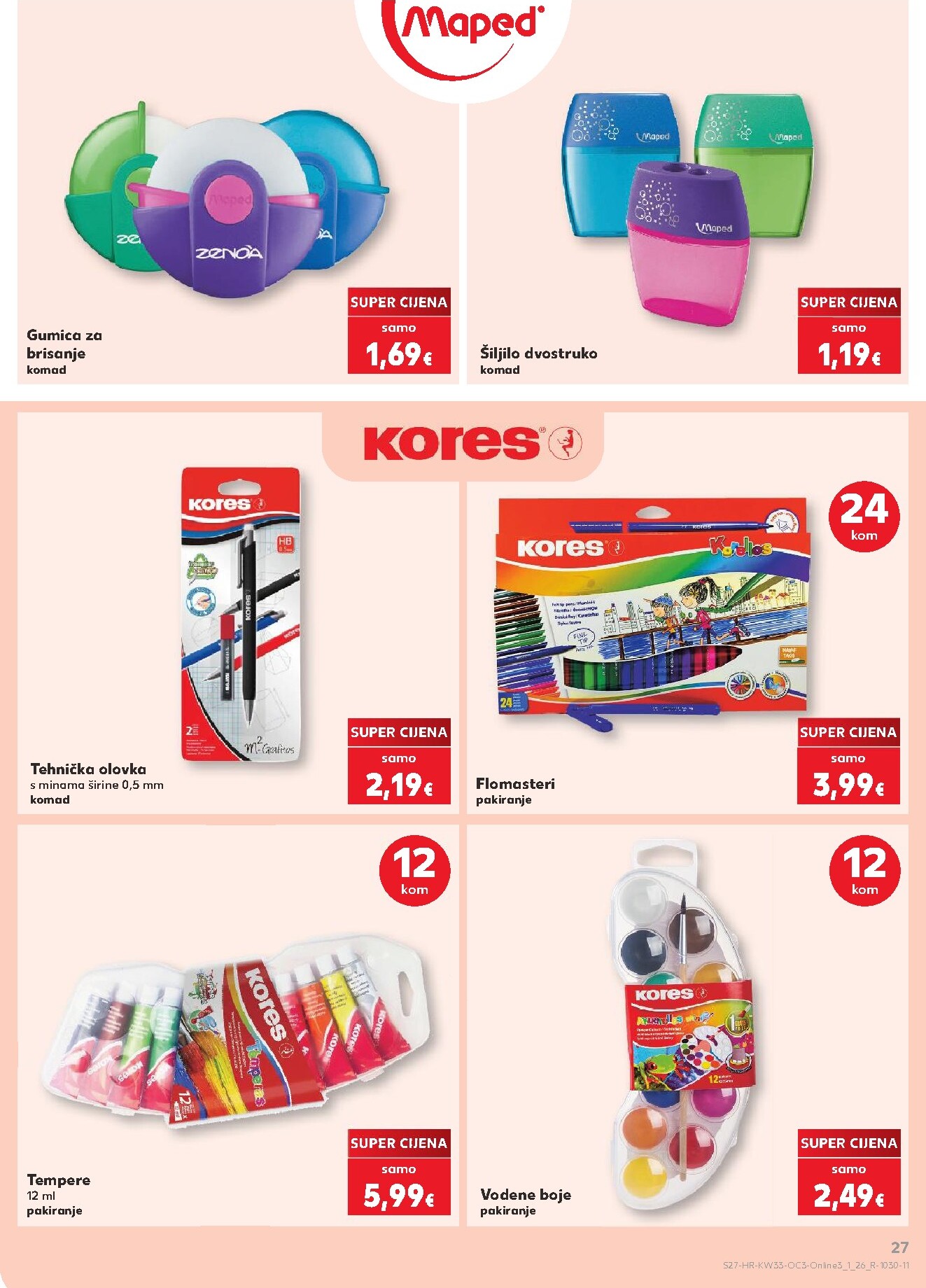 kaufland - Novi Kaufland - Počinje škola katalog od ponedjeljka, 10.08.2026 do nedjelje, 13.09.2026 - page: 27
