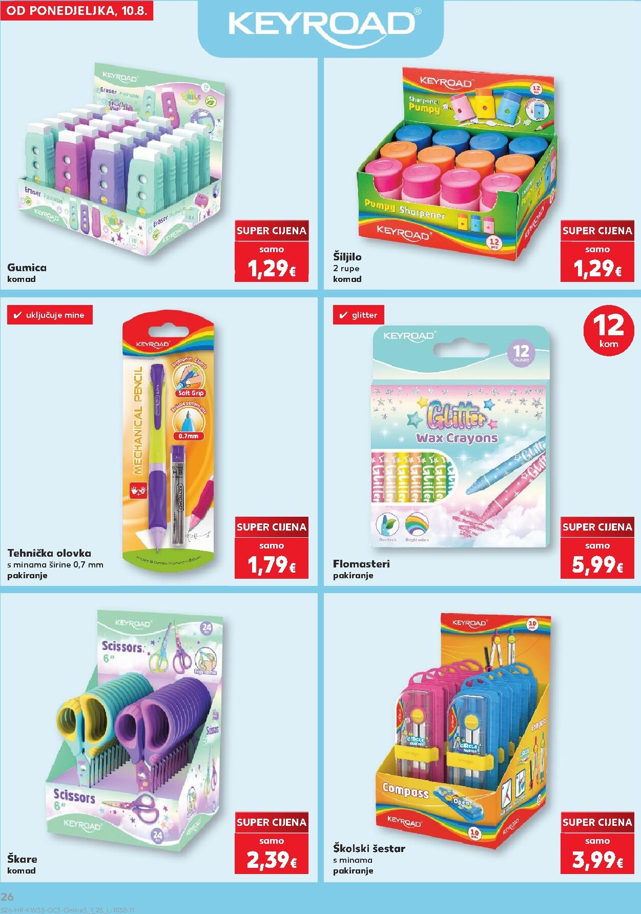 kaufland - Novi Kaufland - Počinje škola katalog od ponedjeljka, 10.08.2026 do nedjelje, 13.09.2026 - page: 26