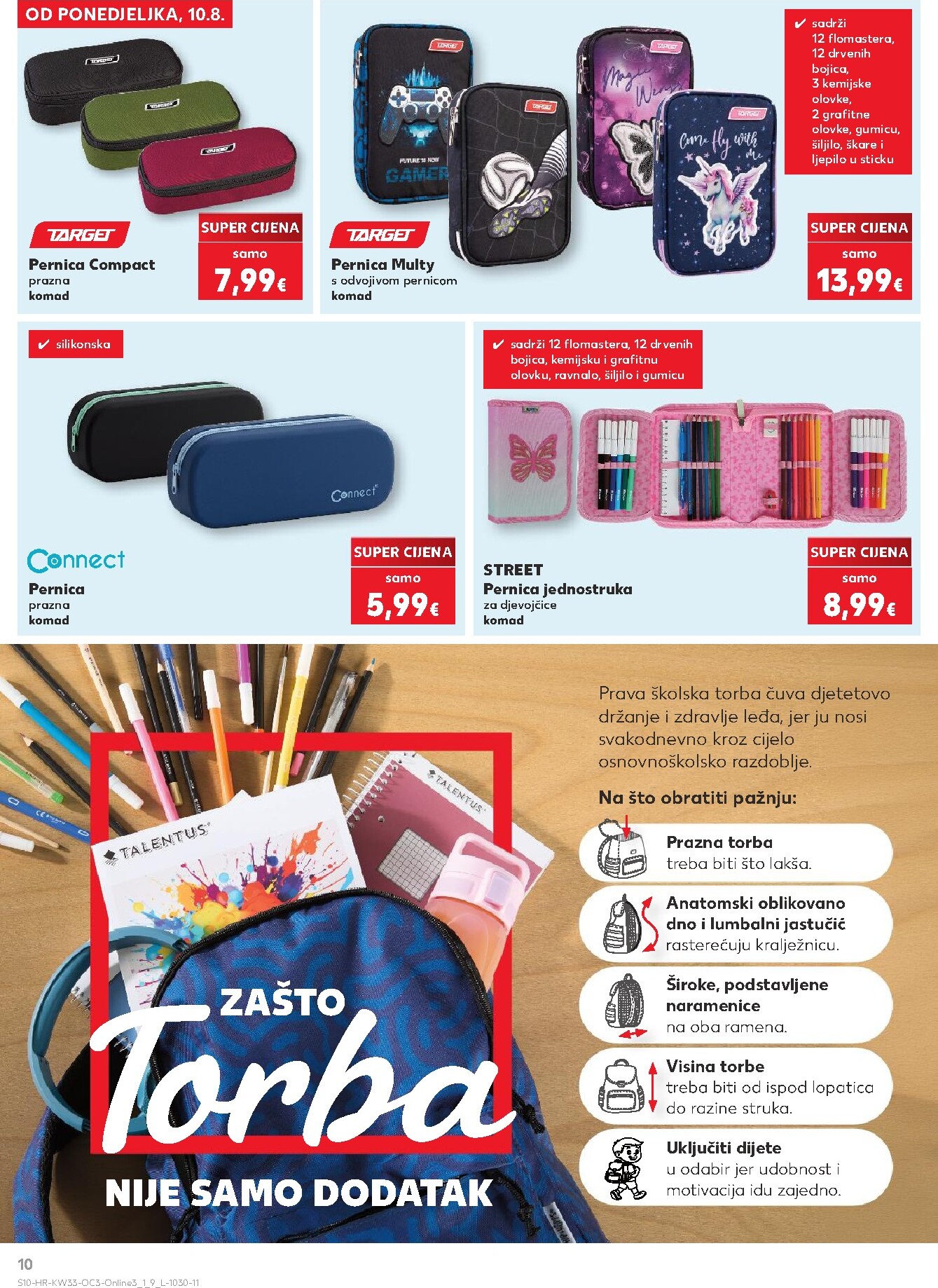 kaufland - Novi Kaufland - Počinje škola katalog od ponedjeljka, 10.08.2026 do nedjelje, 13.09.2026 - page: 10