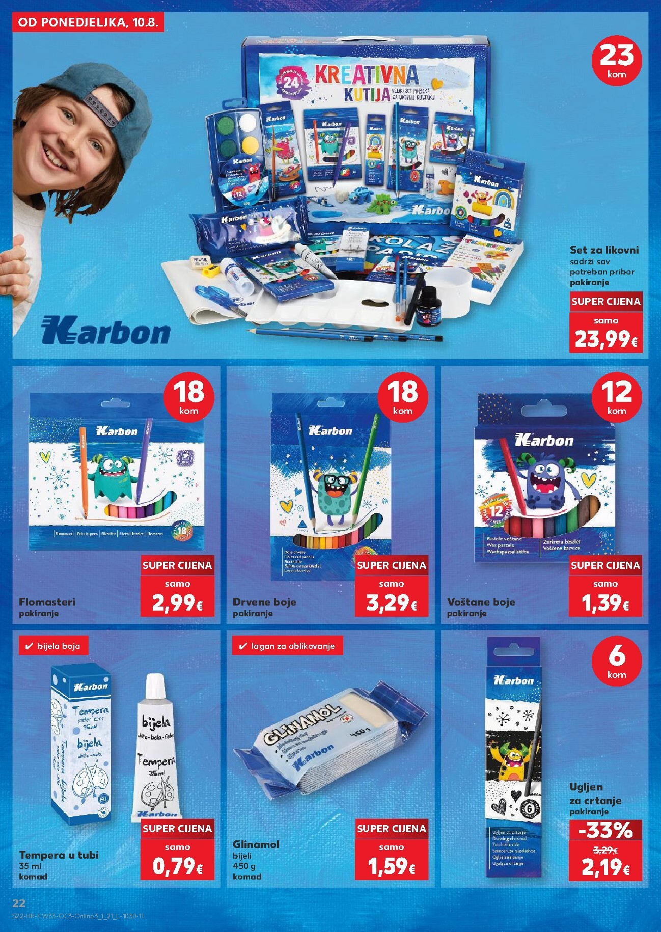 kaufland - Novi Kaufland - Počinje škola katalog od ponedjeljka, 10.08.2026 do nedjelje, 13.09.2026 - page: 22