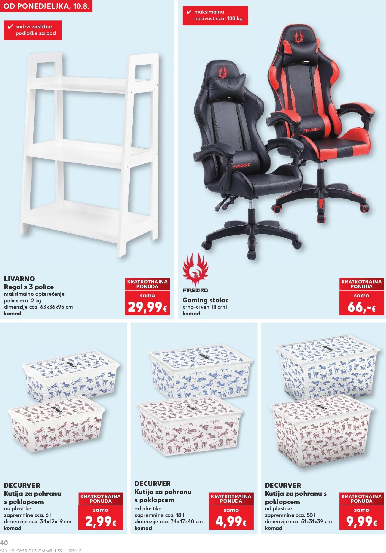 kaufland - Novi Kaufland - Počinje škola katalog od ponedjeljka, 10.08.2026 do nedjelje, 13.09.2026 - page: 40