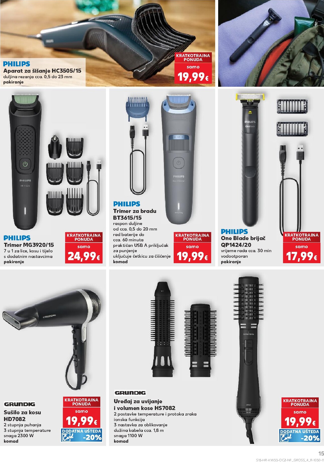 kaufland - Novi Kaufland - Neprehrambenih proizvoda katalog od srijede, 12.08.2026 do utorka, 18.08.2026 - page: 15